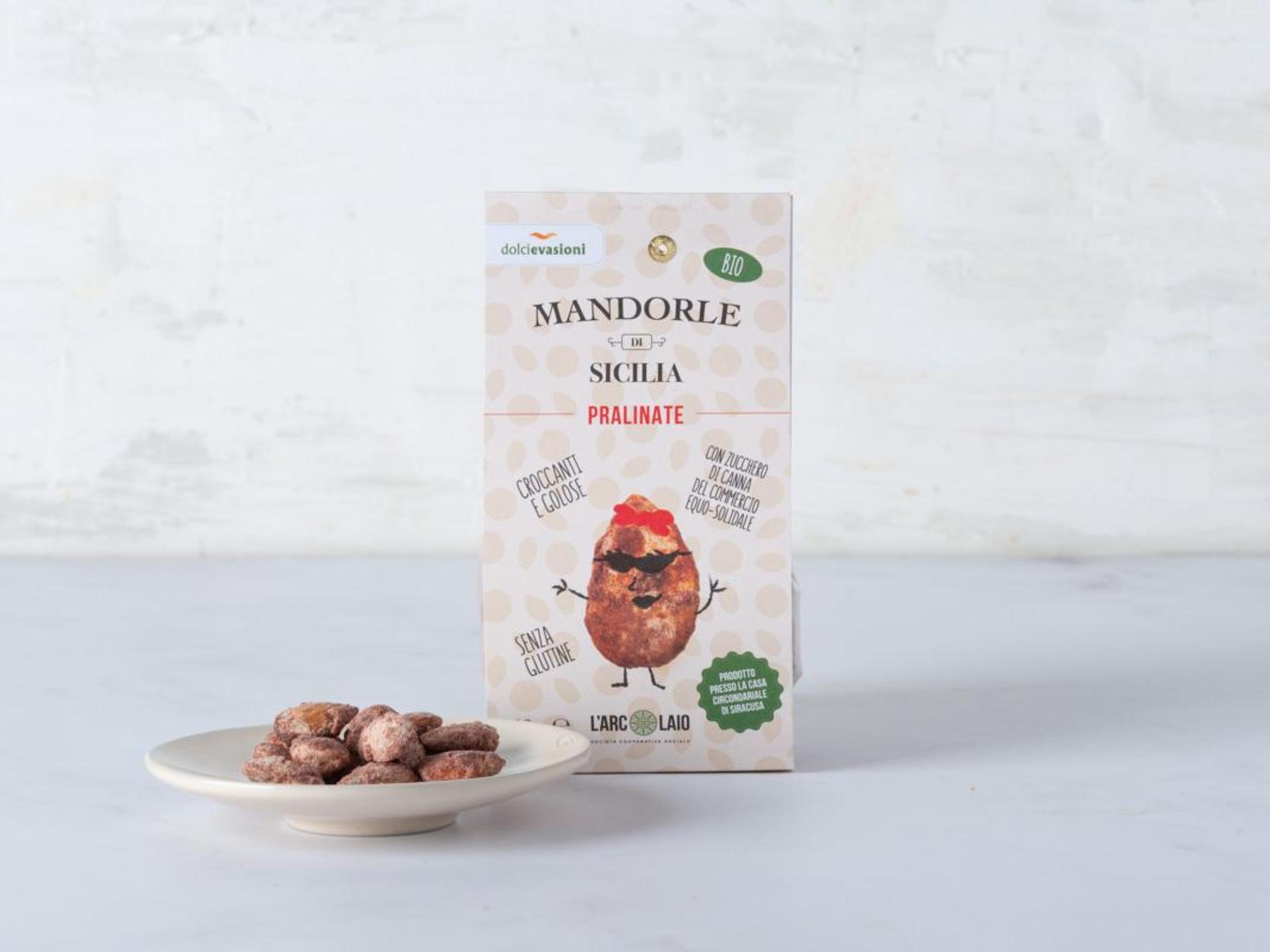 Mandorle di Sicilia pralinate BIO