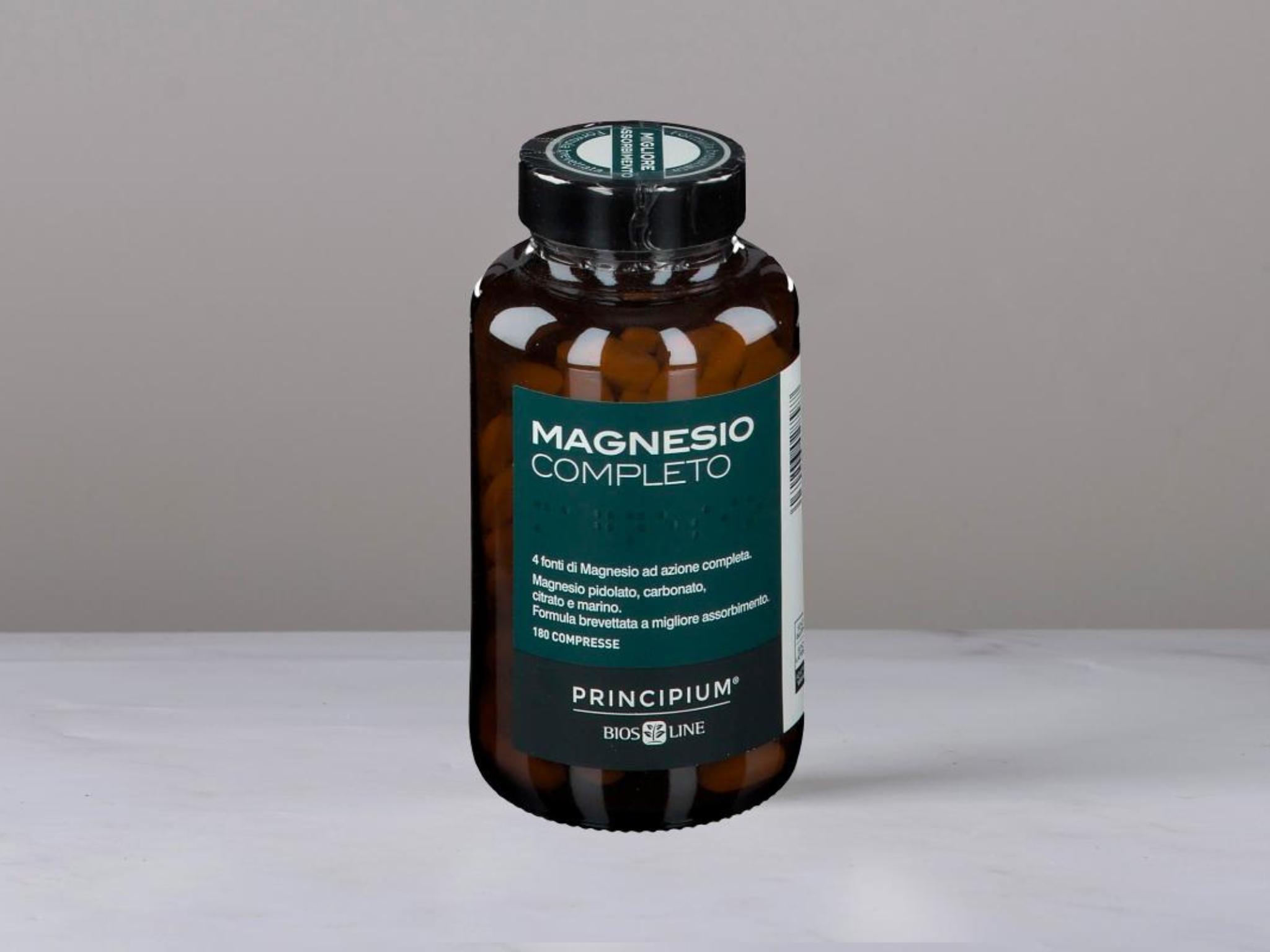 Principium magnesio completo in compresse