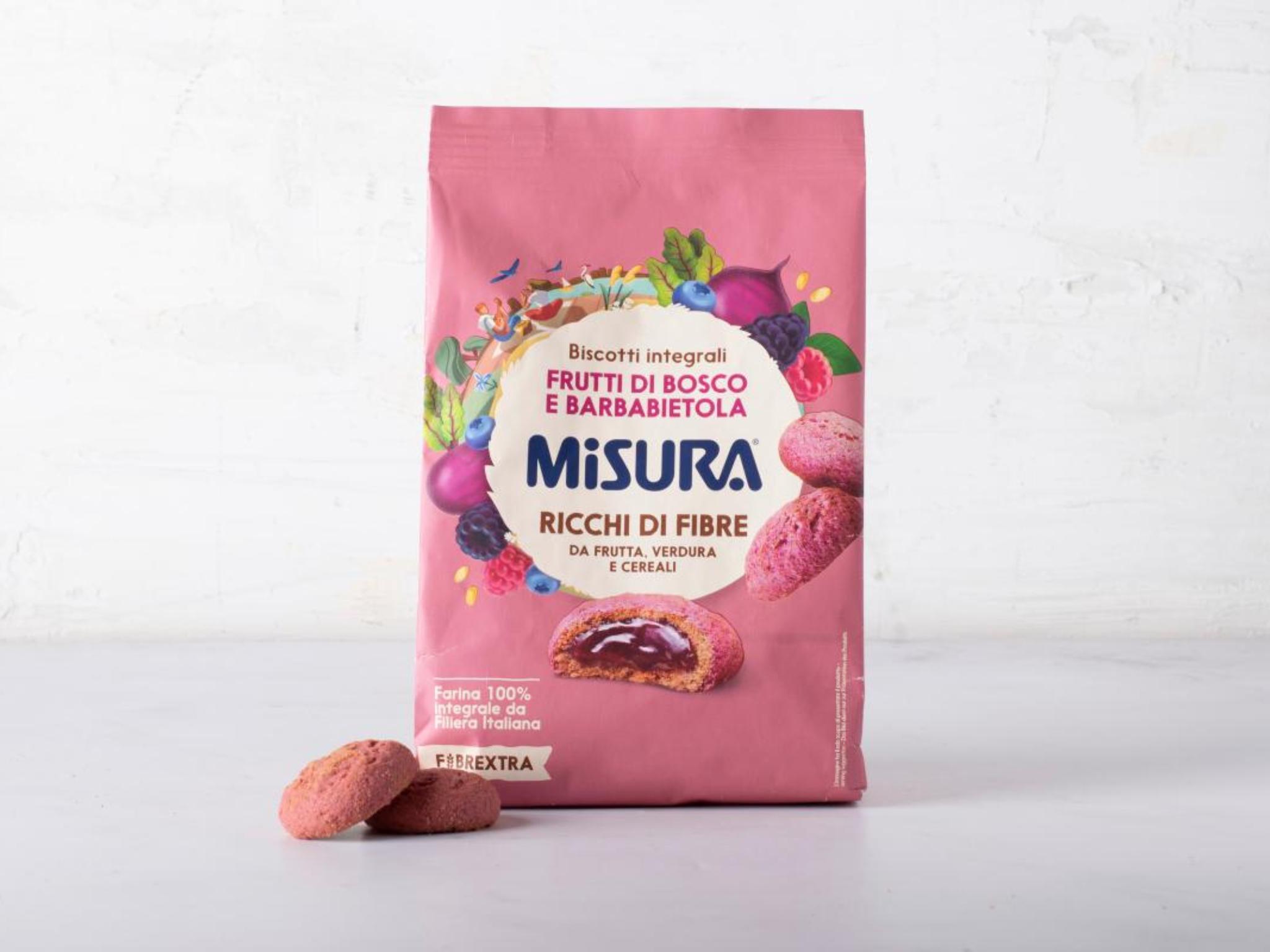 Biscotti ripieni frutti di bosco e barbabietola