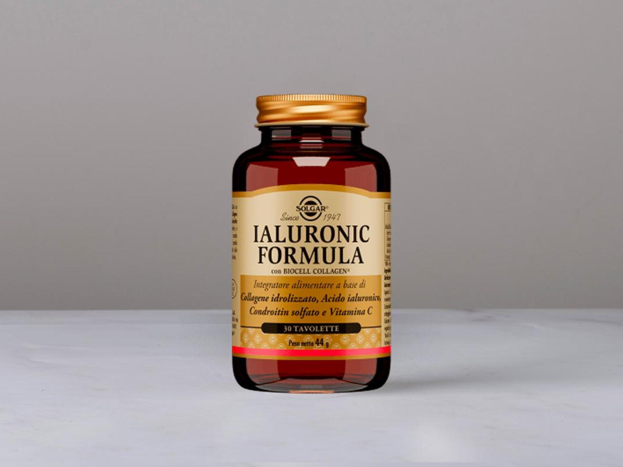 Ialuronic formula integratore alimentare per pelle e articolazioni