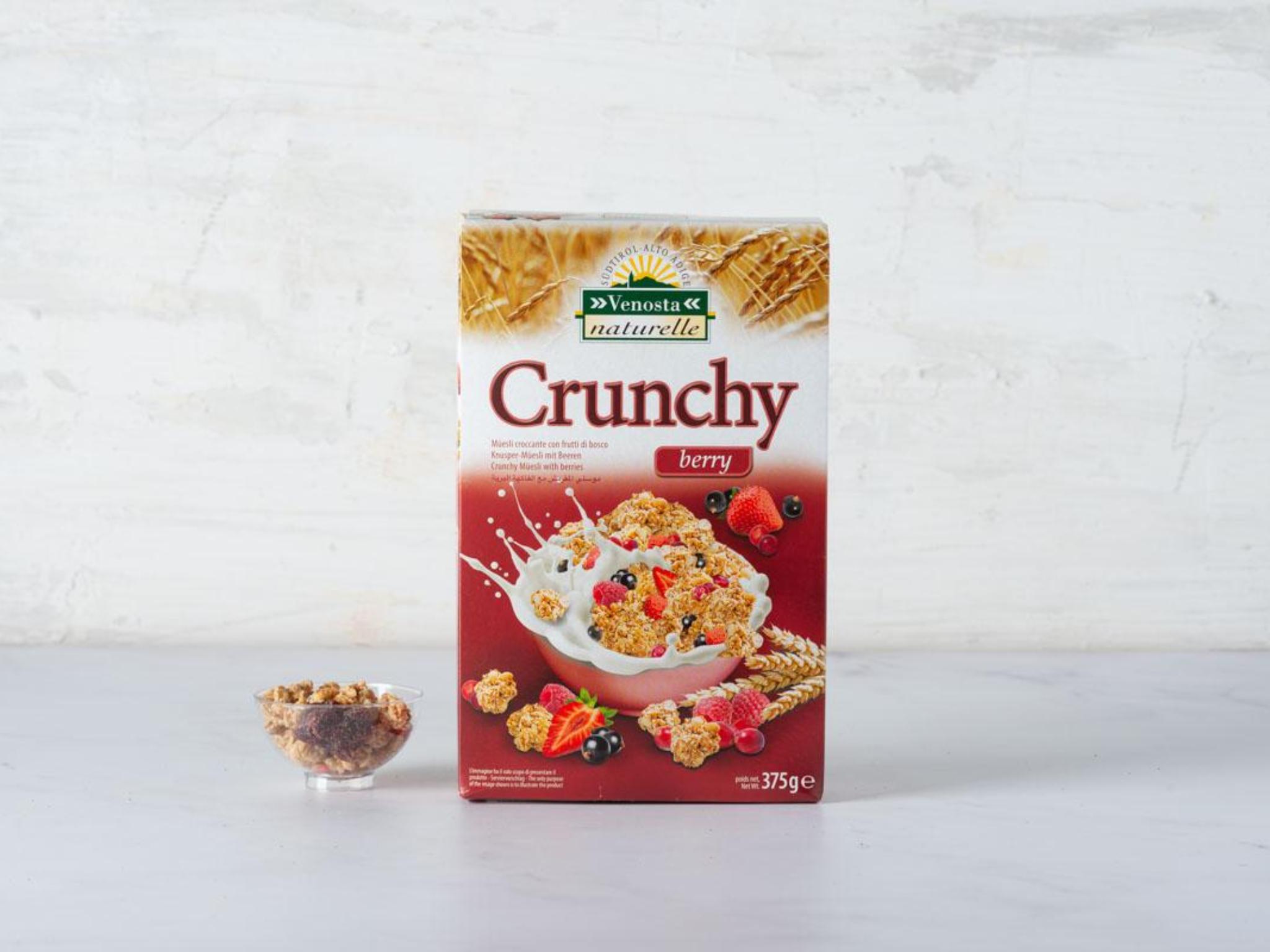 Müesli croccante con frutti di bosco