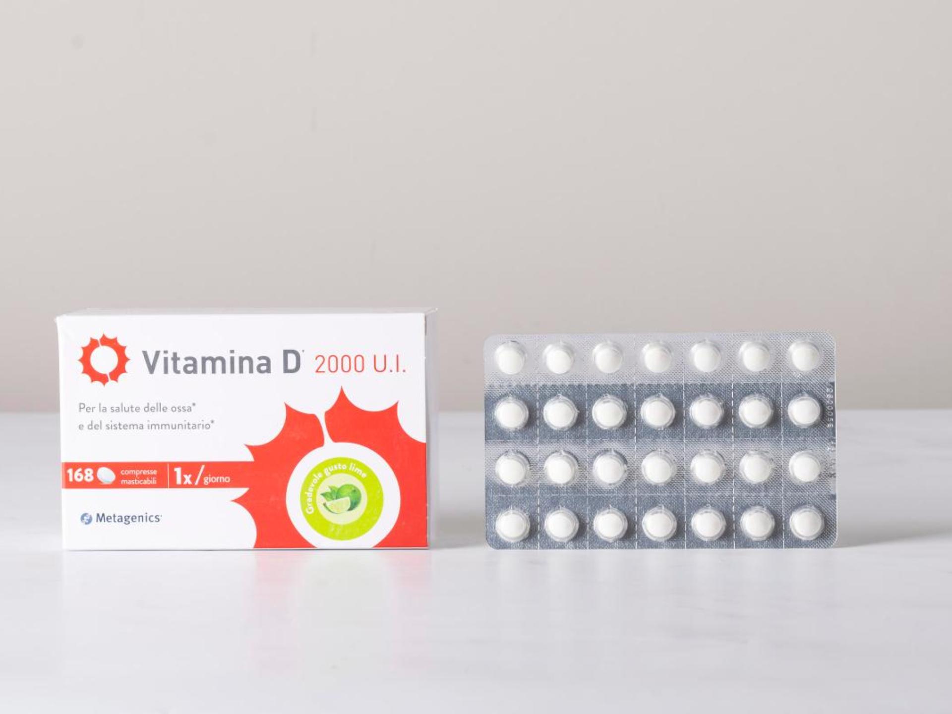 Vitamina D 2000 in compresse masticabili