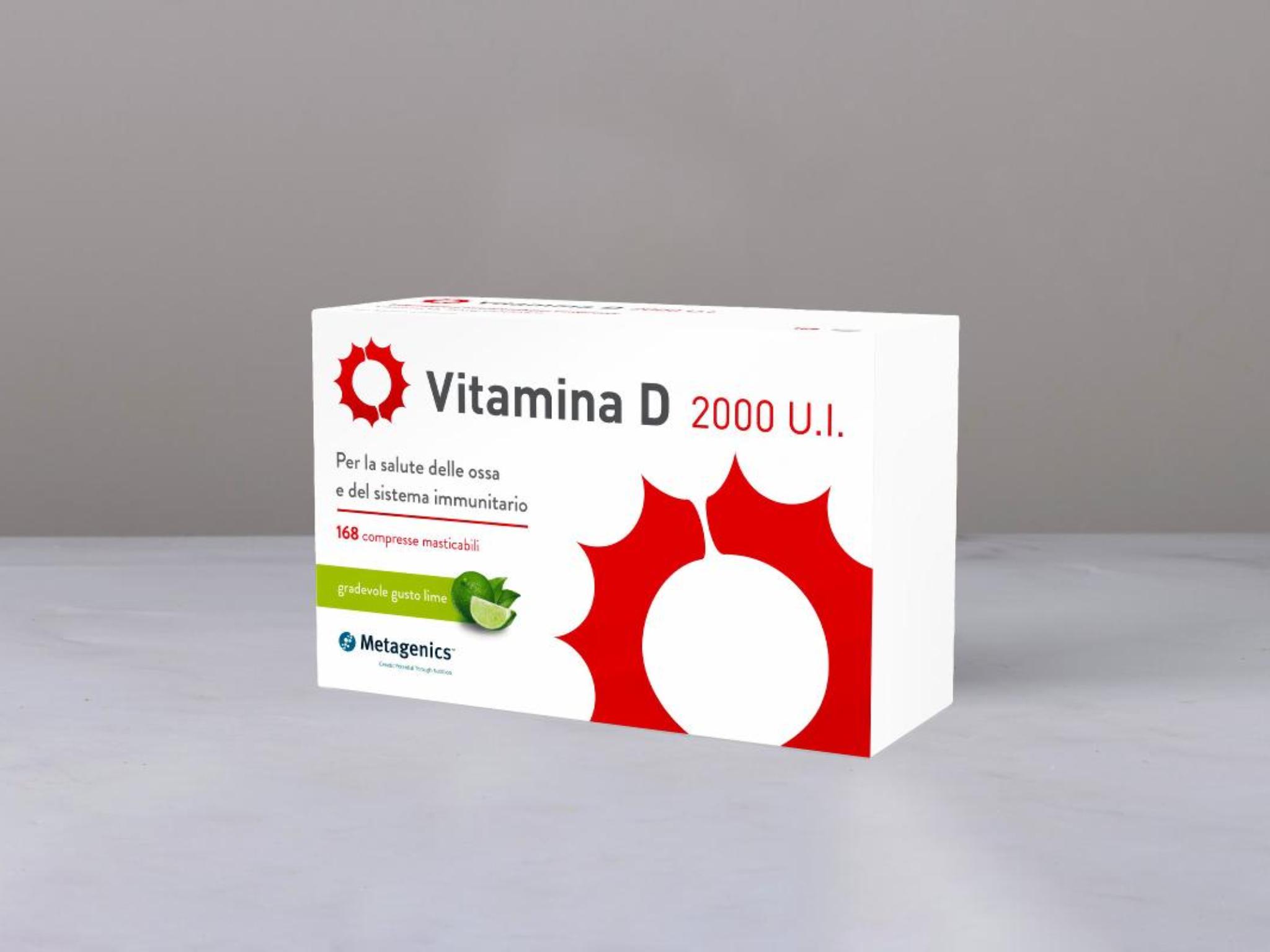 Vitamina D 2000 in compresse masticabili