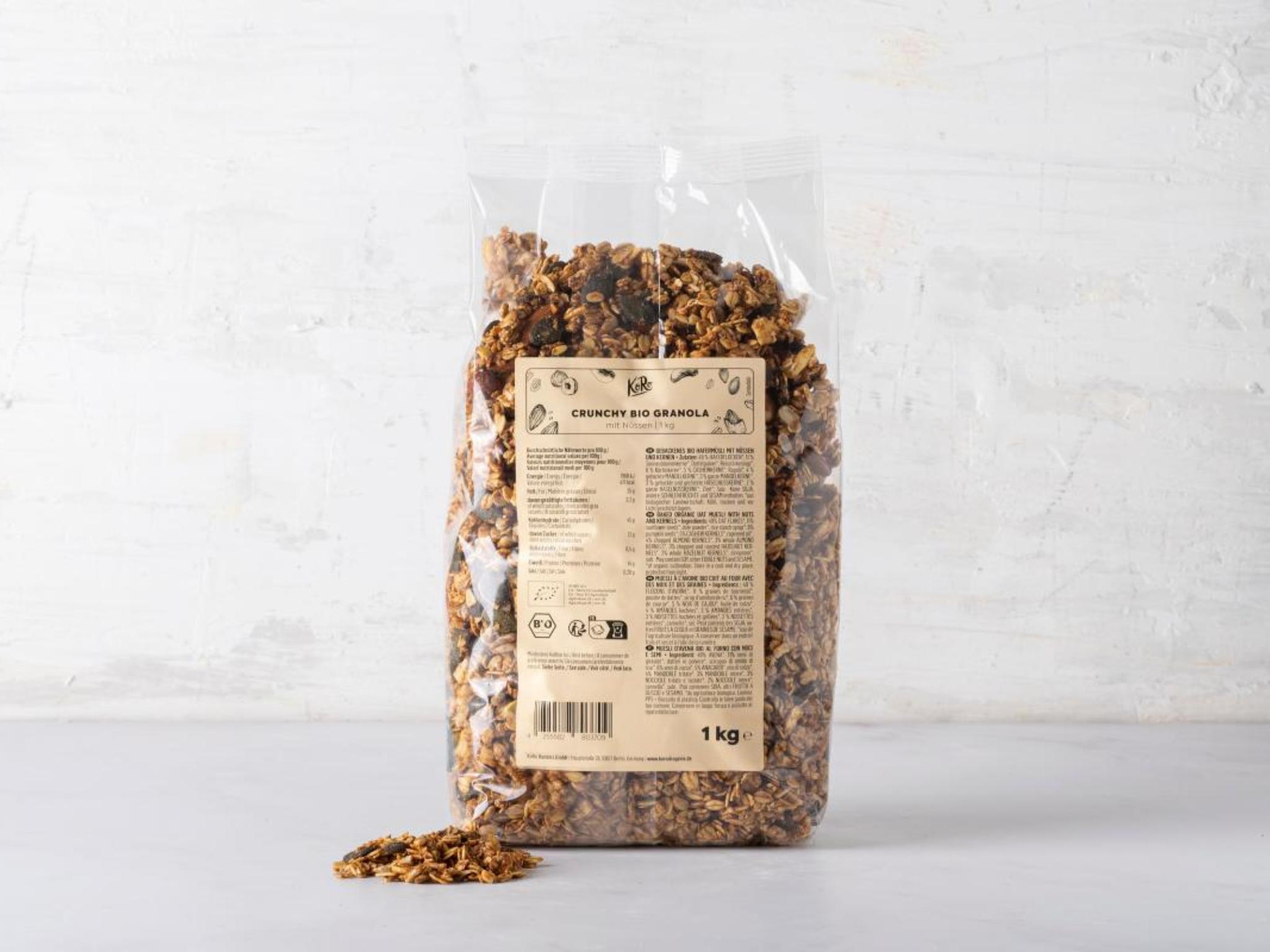 Granola croccante con frutta secca BIO