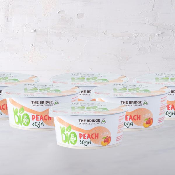 6 Y base soia con pesca BIO | 6 x 125 g