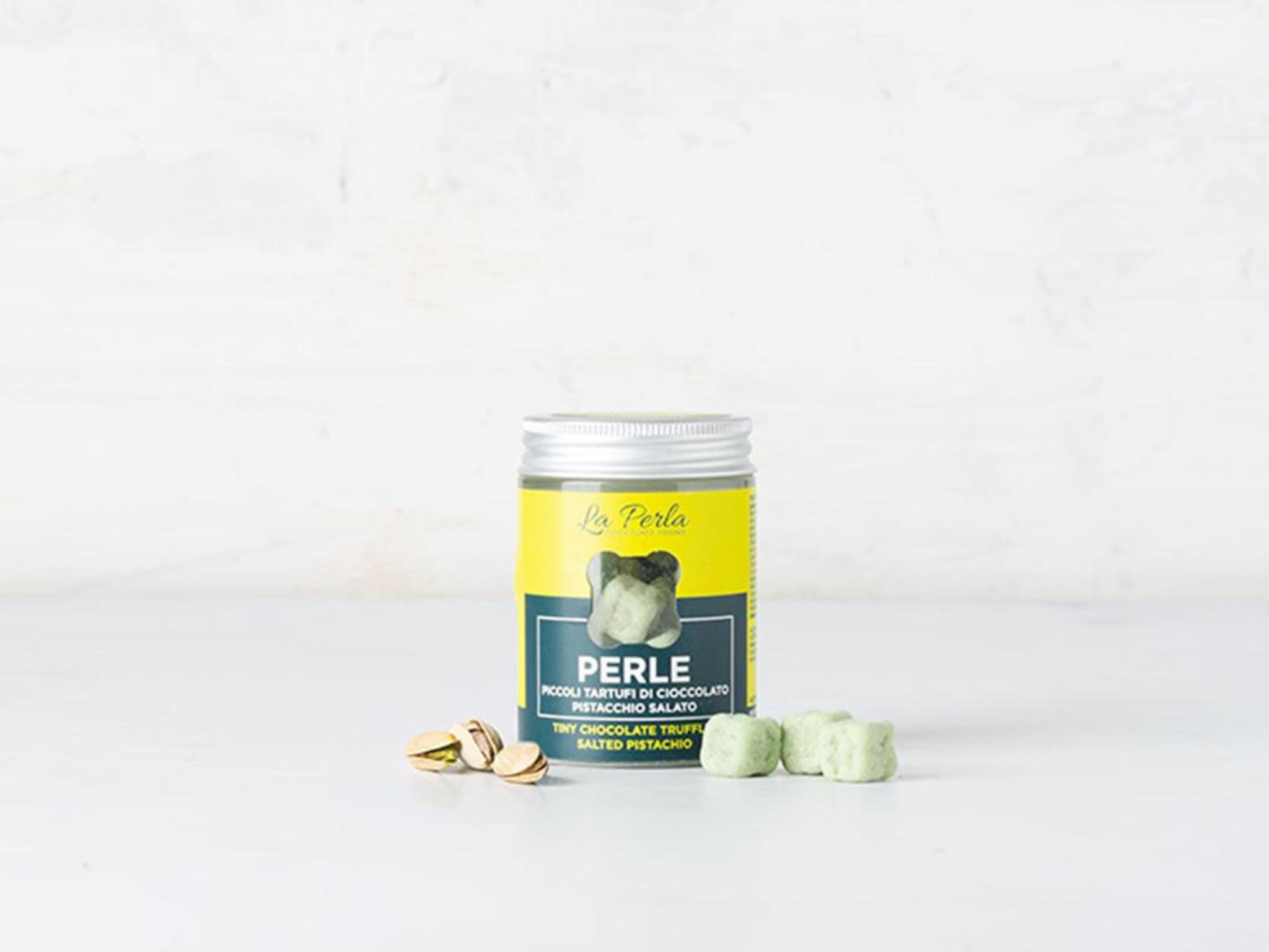 Tartufini di cioccolato e pistacchio salato