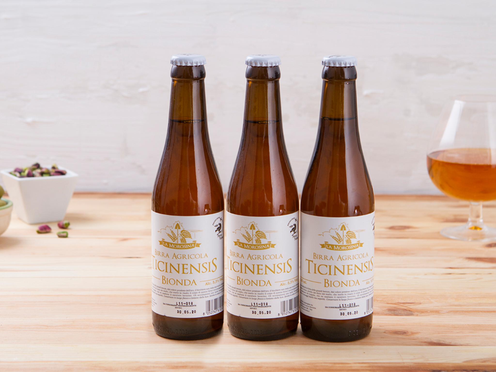 3 Birra bionda Ticinensis non filtrata