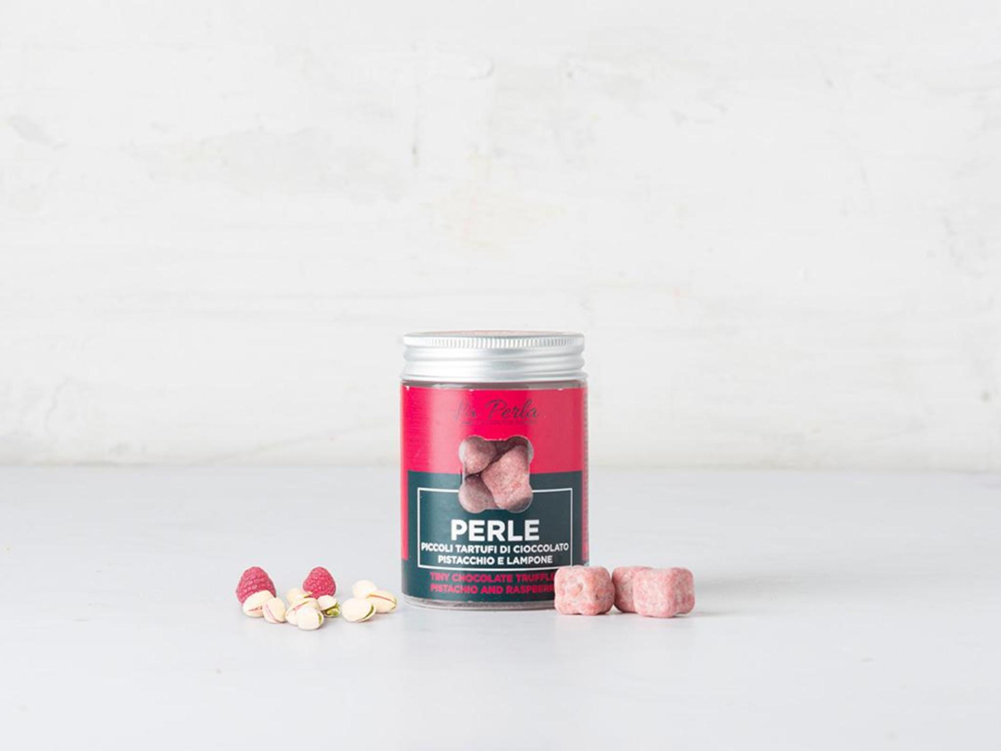 Tartufini pistacchio e lampone