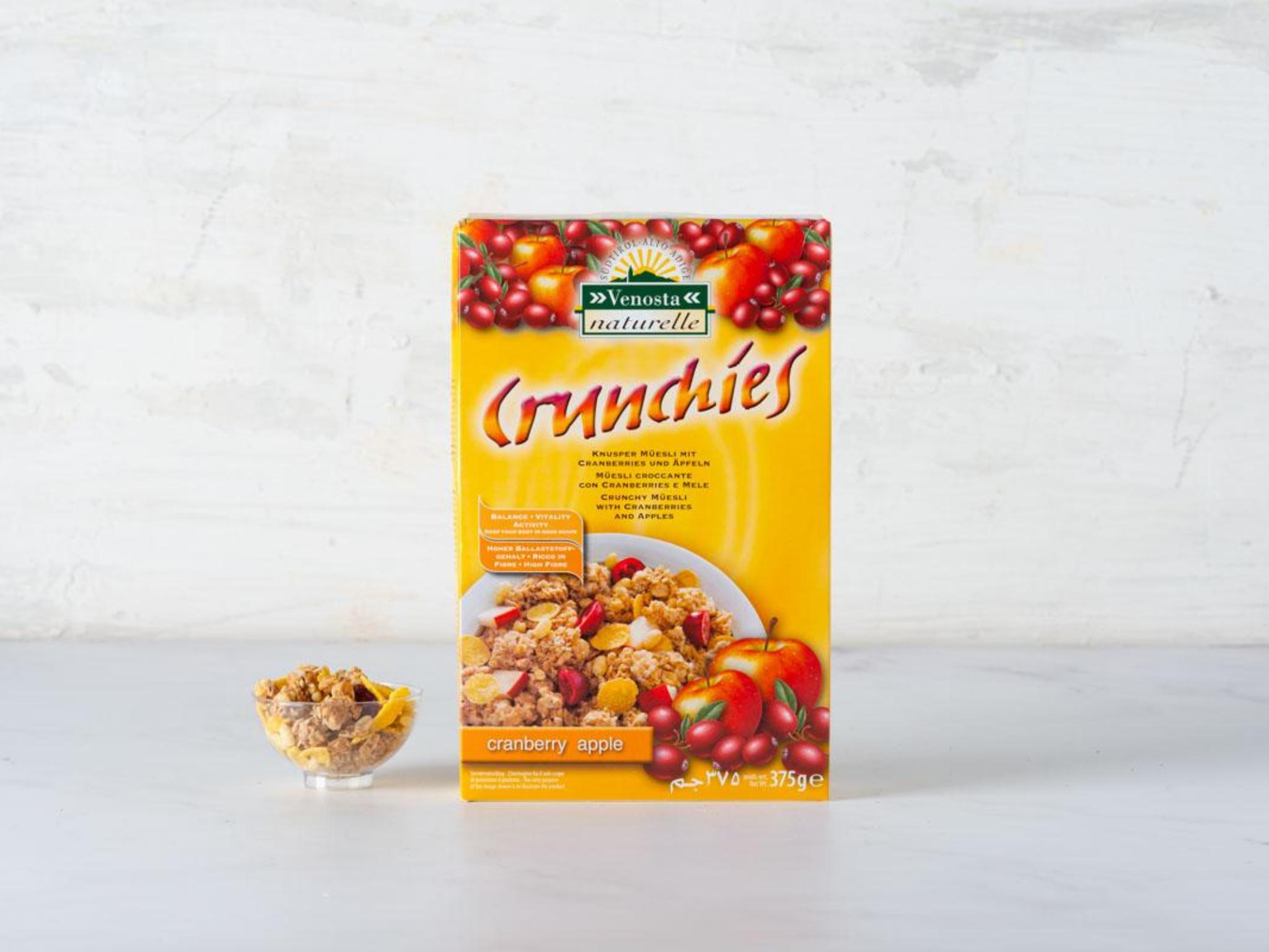 Crunchies cranberry e mela