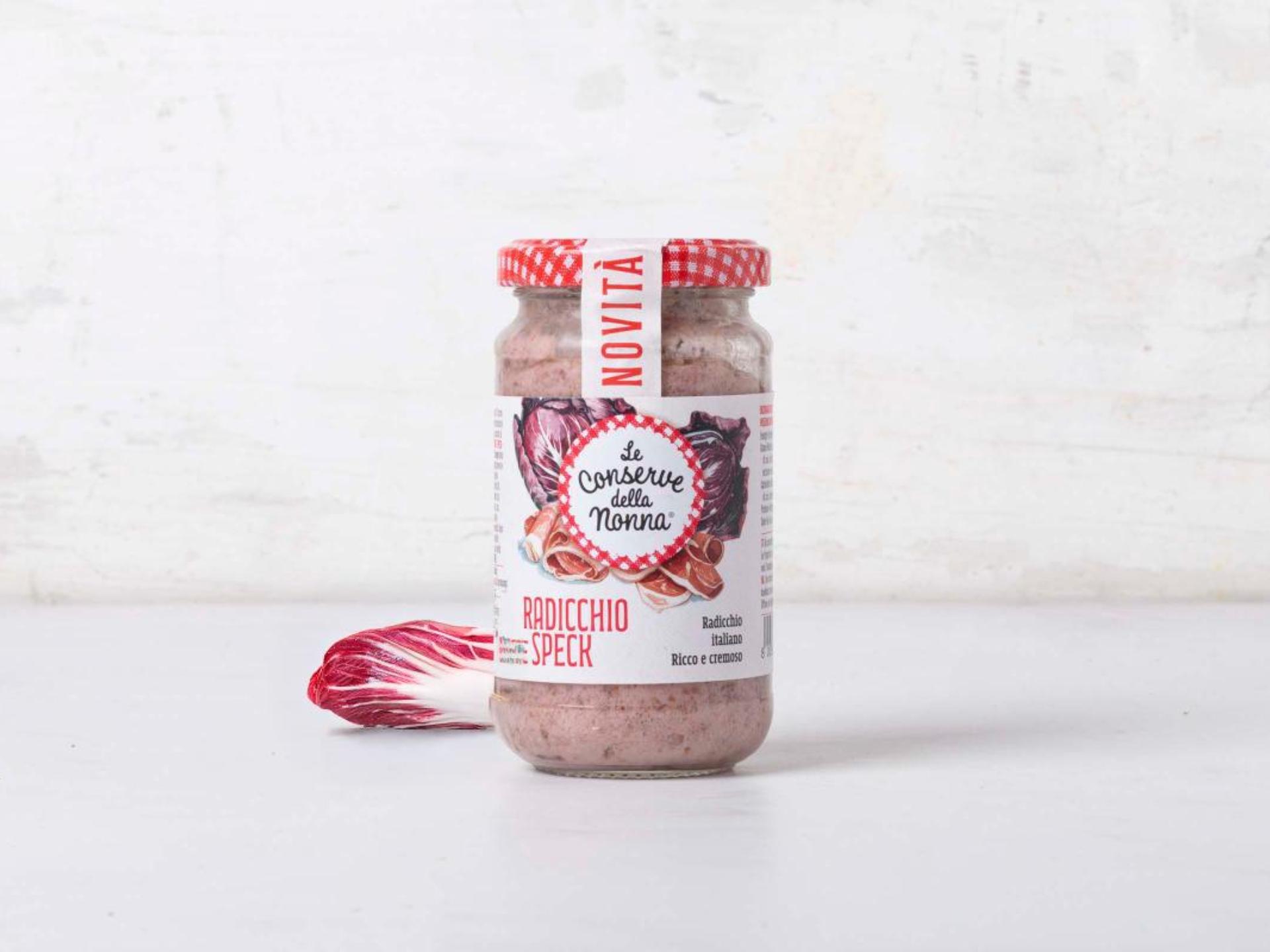 Sugo radicchio e speck