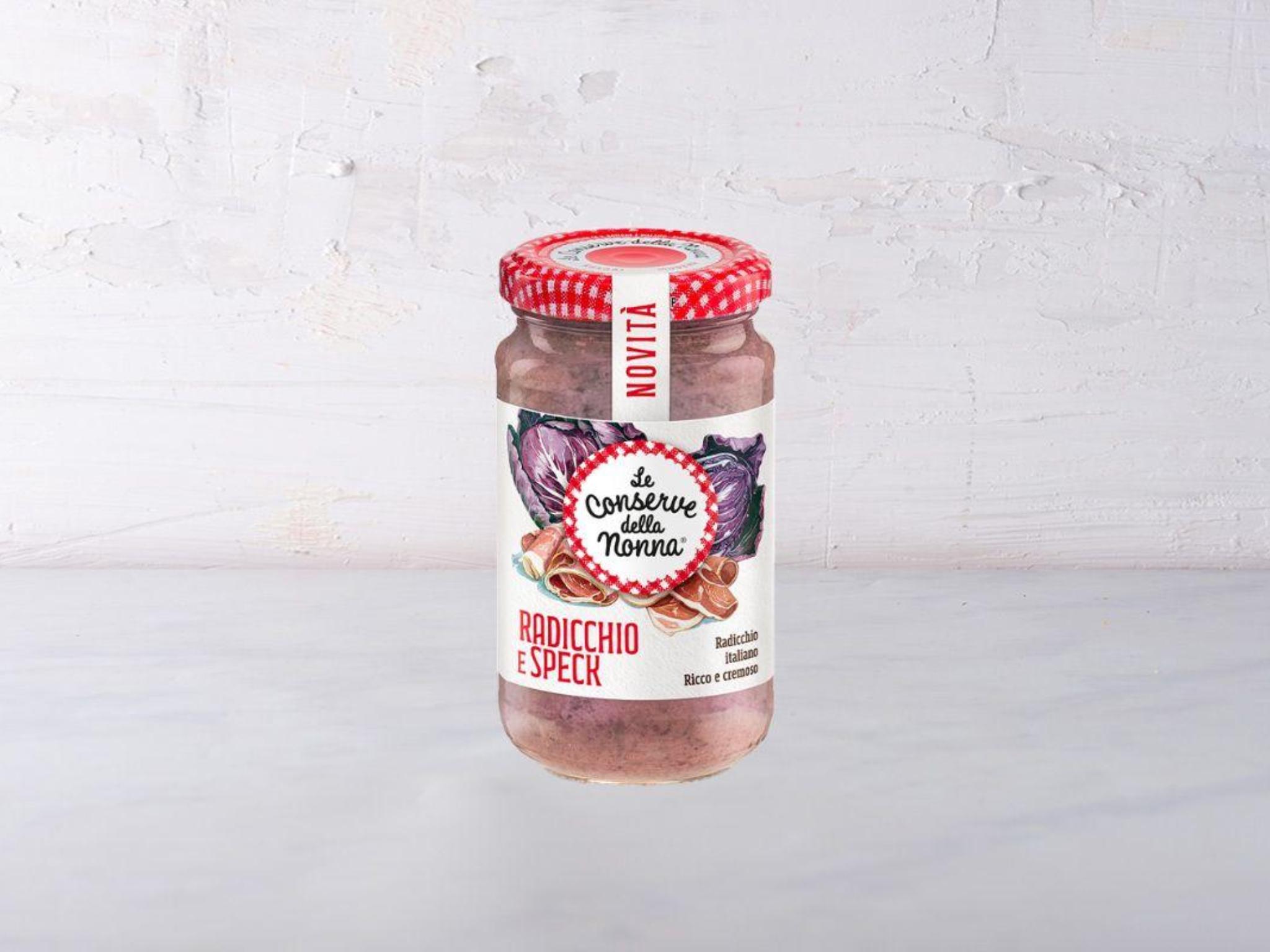 Sugo radicchio e speck