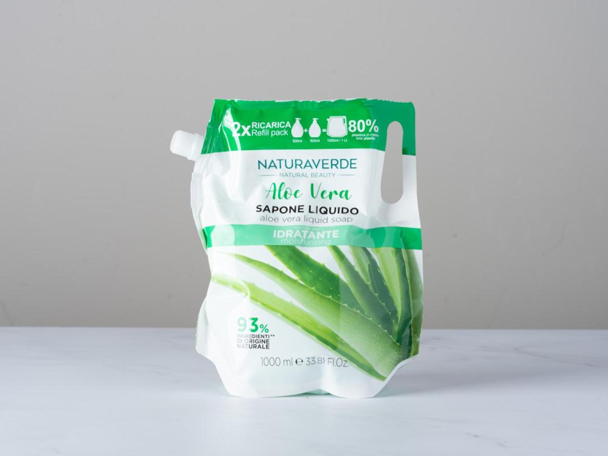 Sapone liquido mani aloe ecoricarica