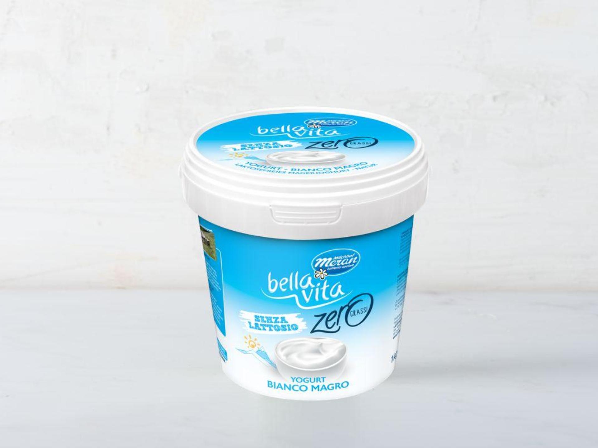 Yogurt magro 0% bianco senza lattosio