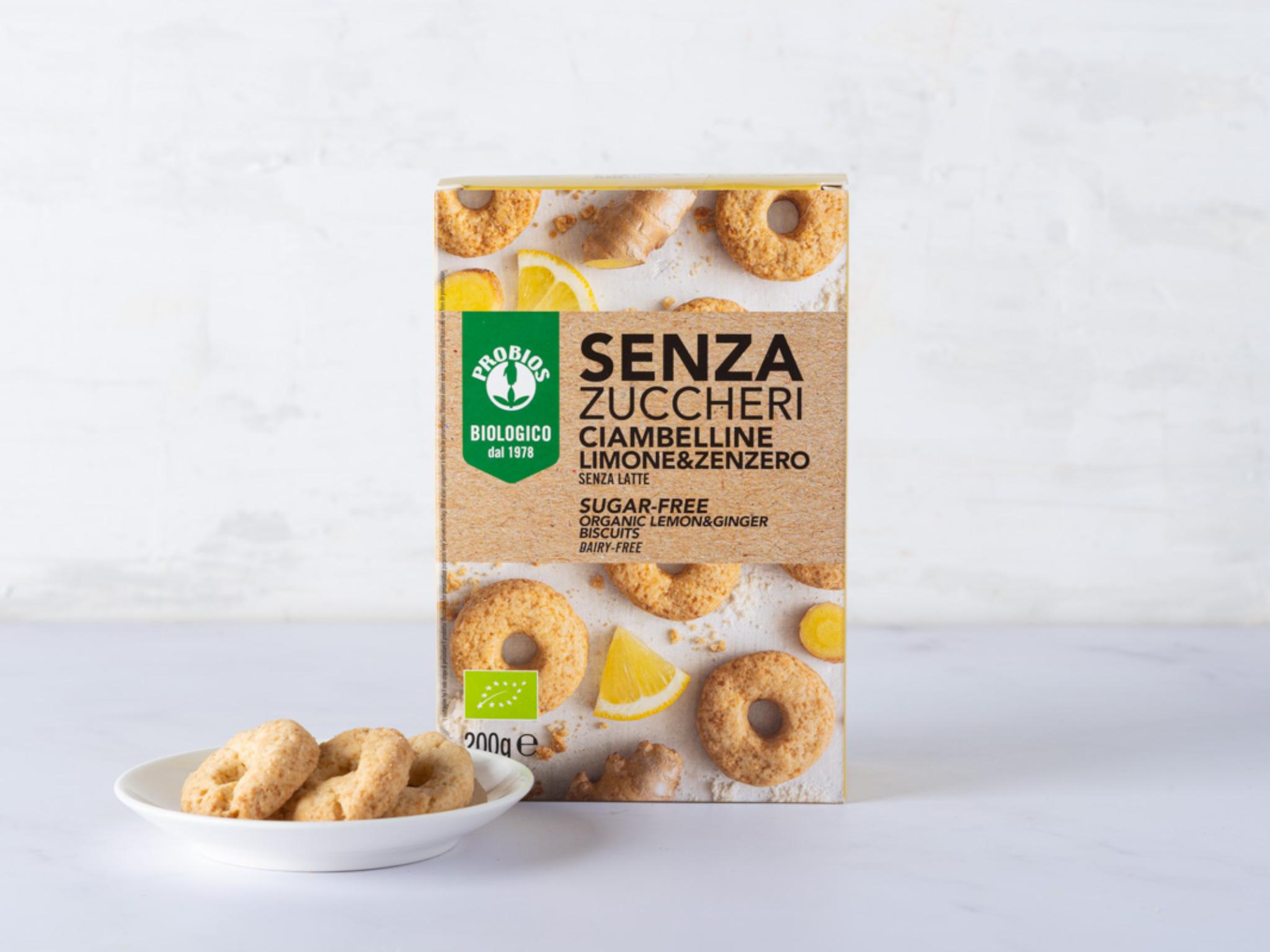 Biscotti limone e zenzero senza zuccheri BIO