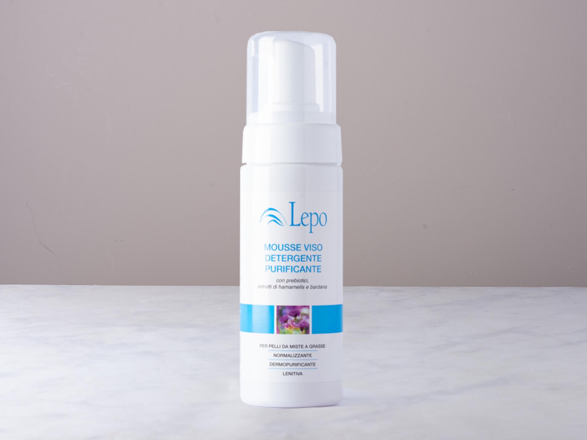 Mousse viso detergente purificante