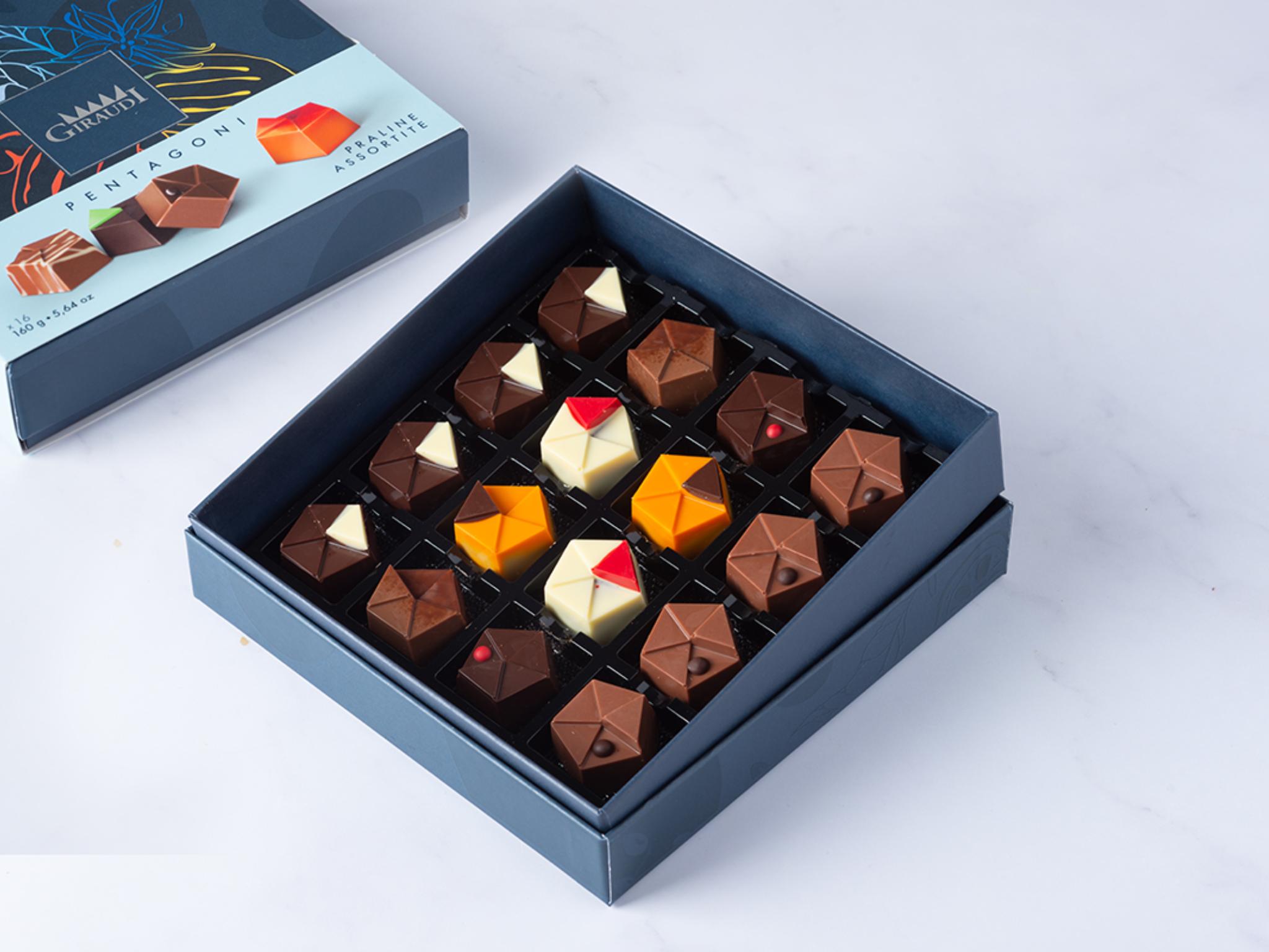 Praline di cioccolato assortite