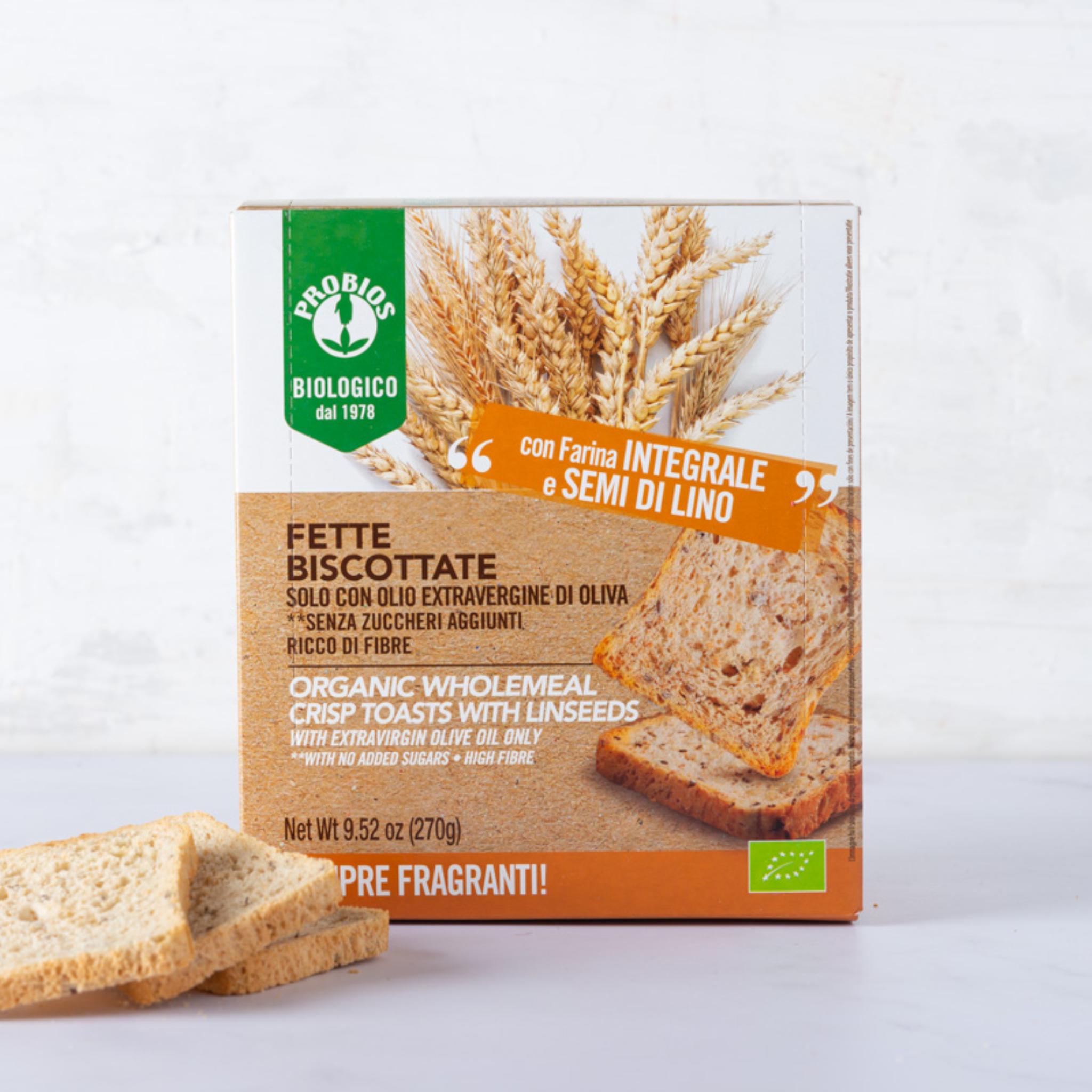 Intgrali Acquistare Fette biscottate integrali con semi di lino BIO online