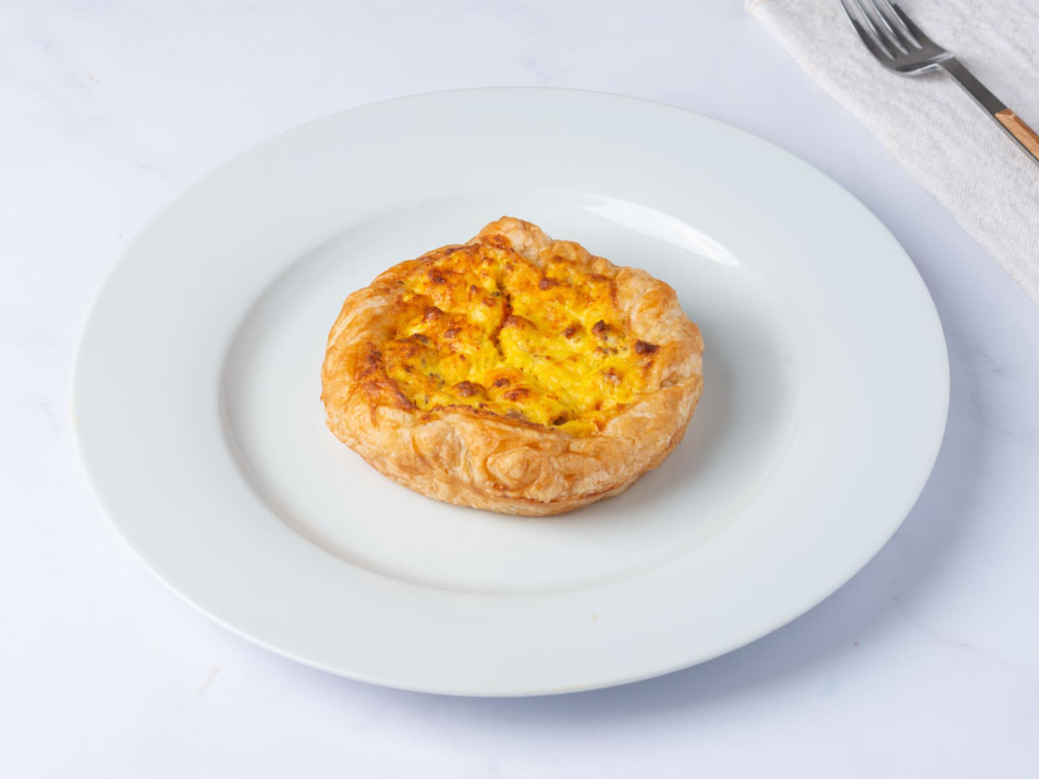 Sfogliata zucca, salsiccia e provola
