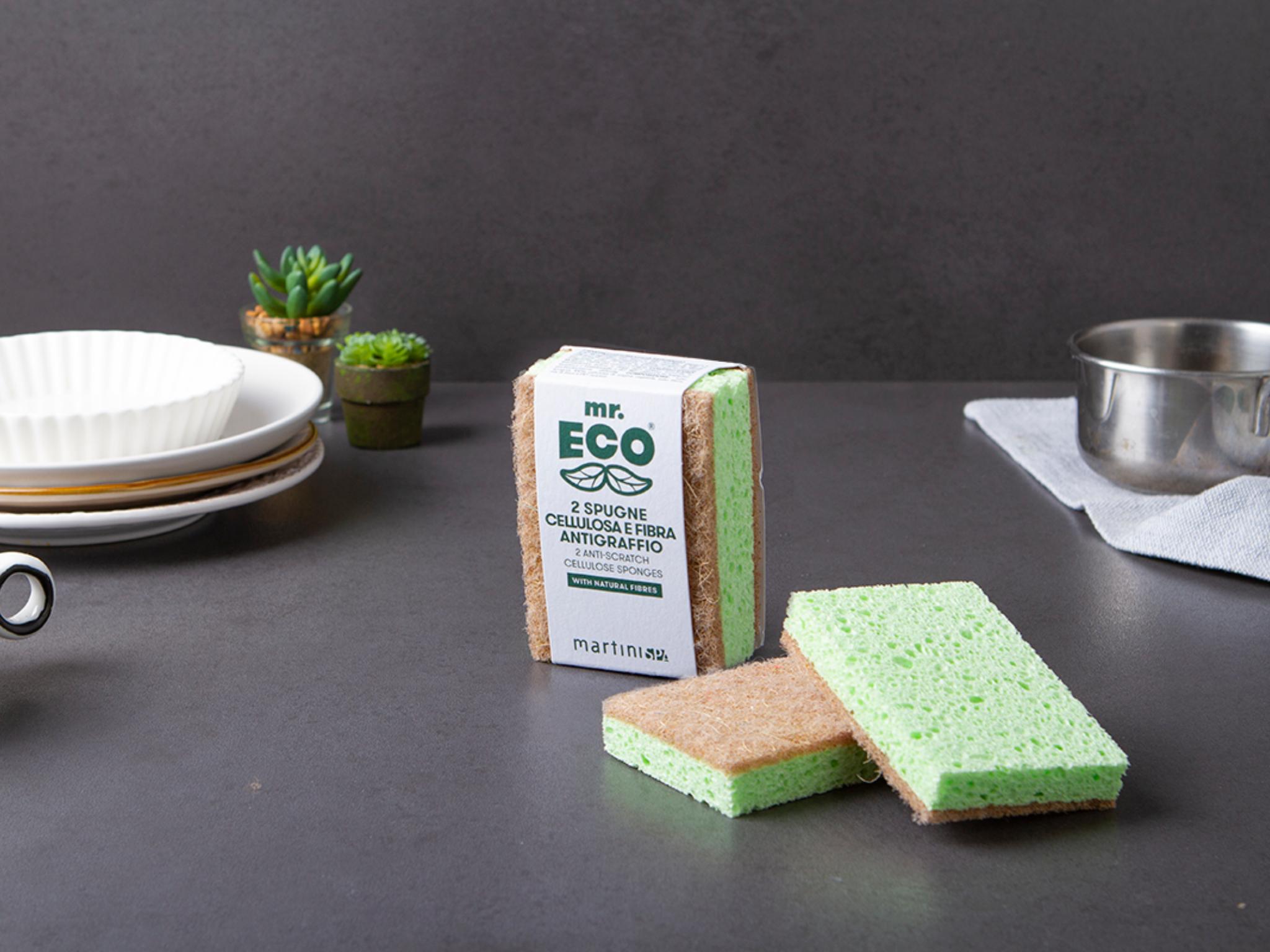 2 Spugna antigraffio in cellulosa vegetale ECO