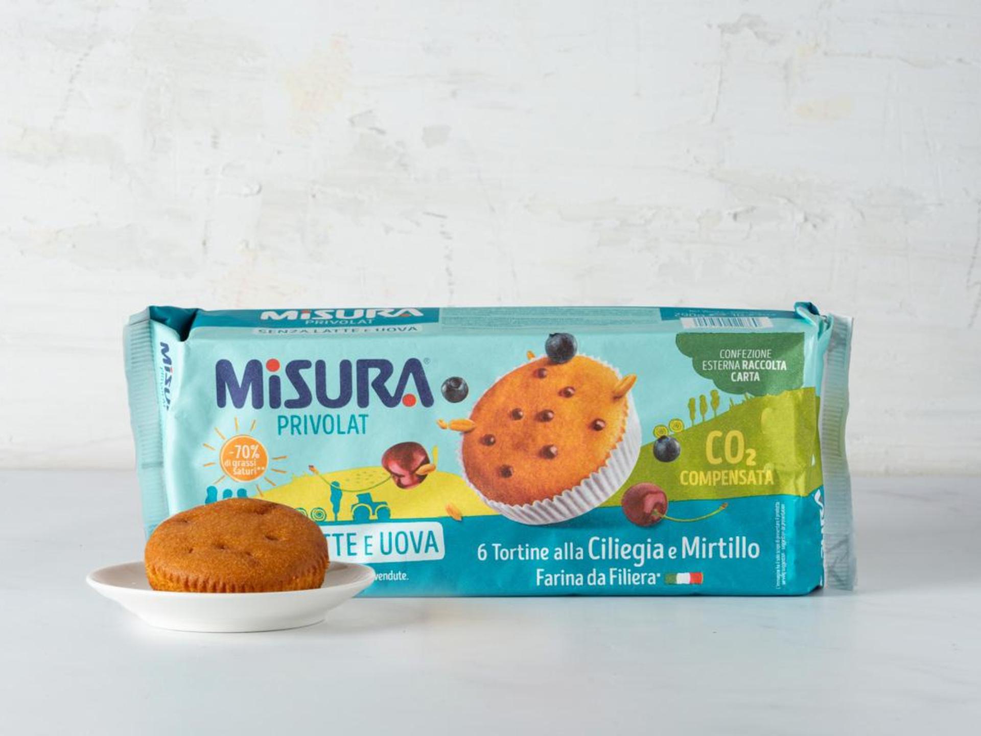 Privolat Tortine con ciliegia e mirtillo