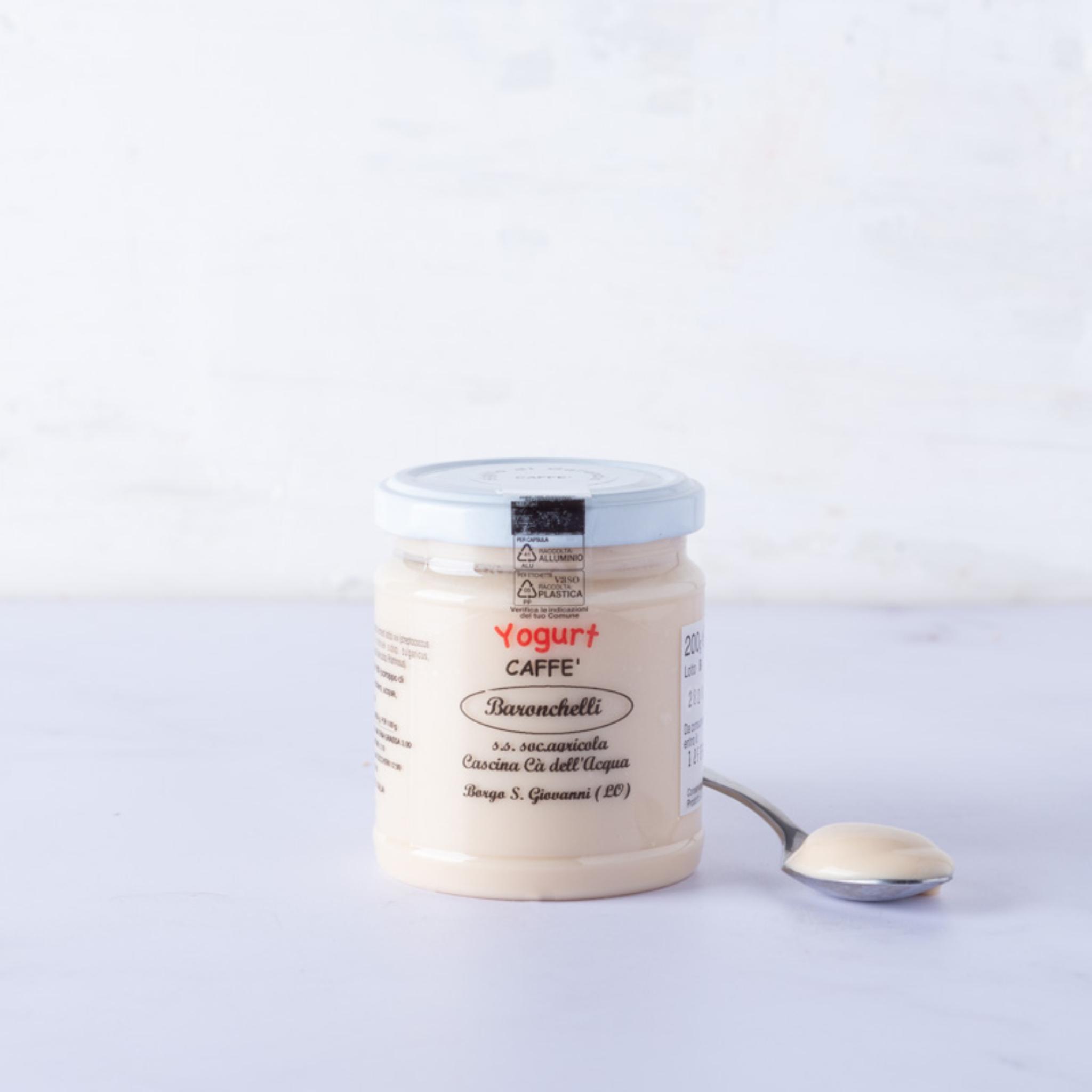 Yogurt intero al caffè
