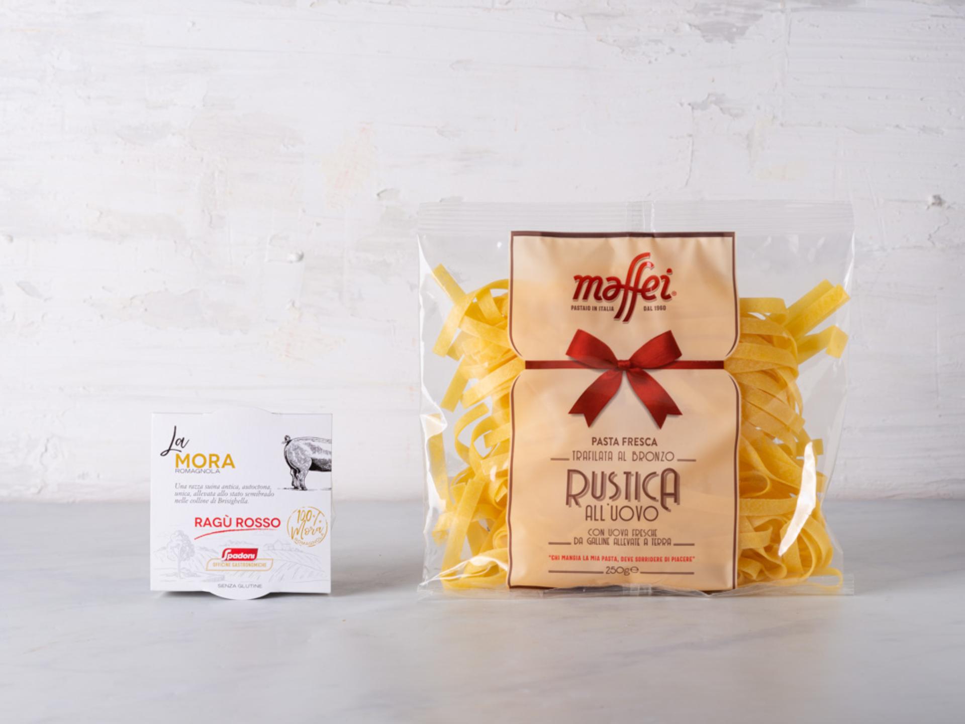 Kit Tagliatelle al ragù di Mora Romagnola
