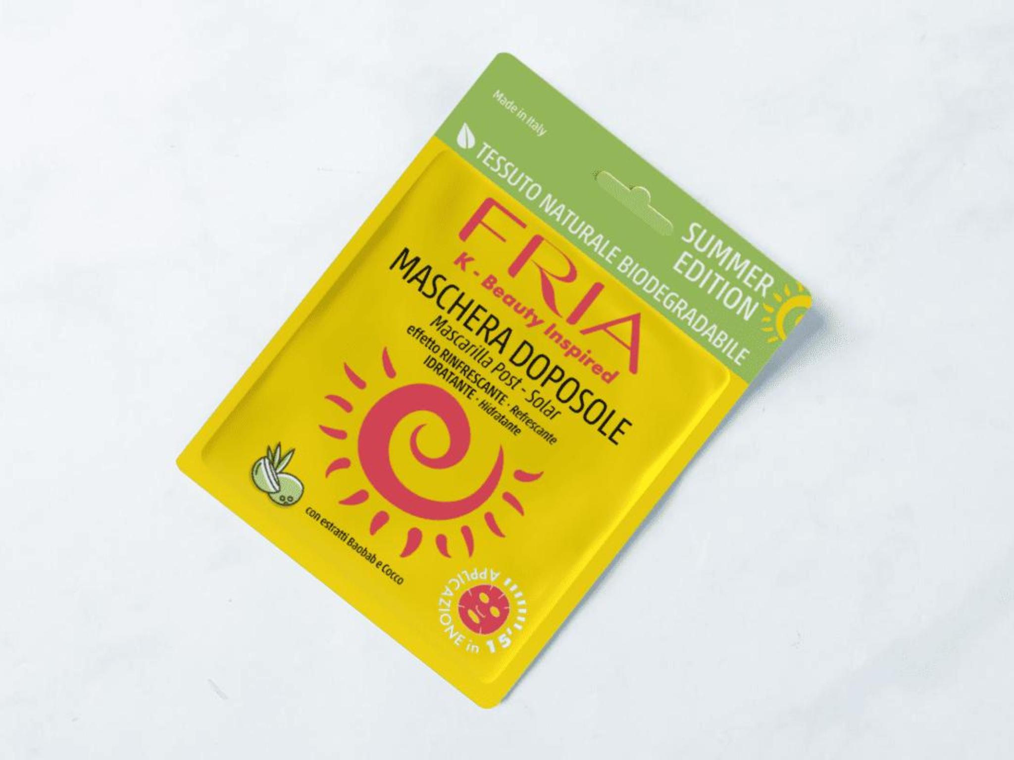 Maschera viso doposole