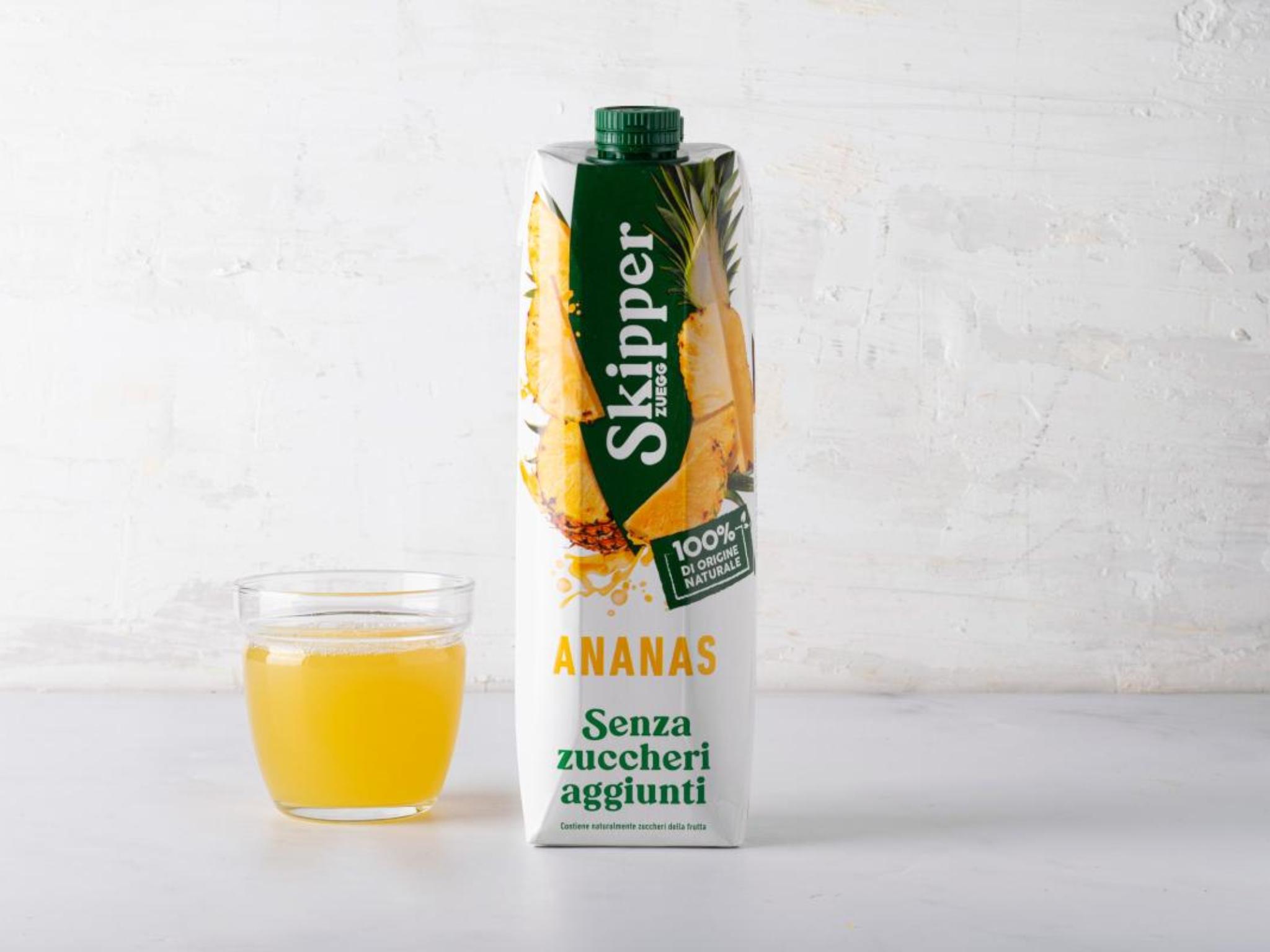 Bevanda ananas senza zuccheri aggiunti