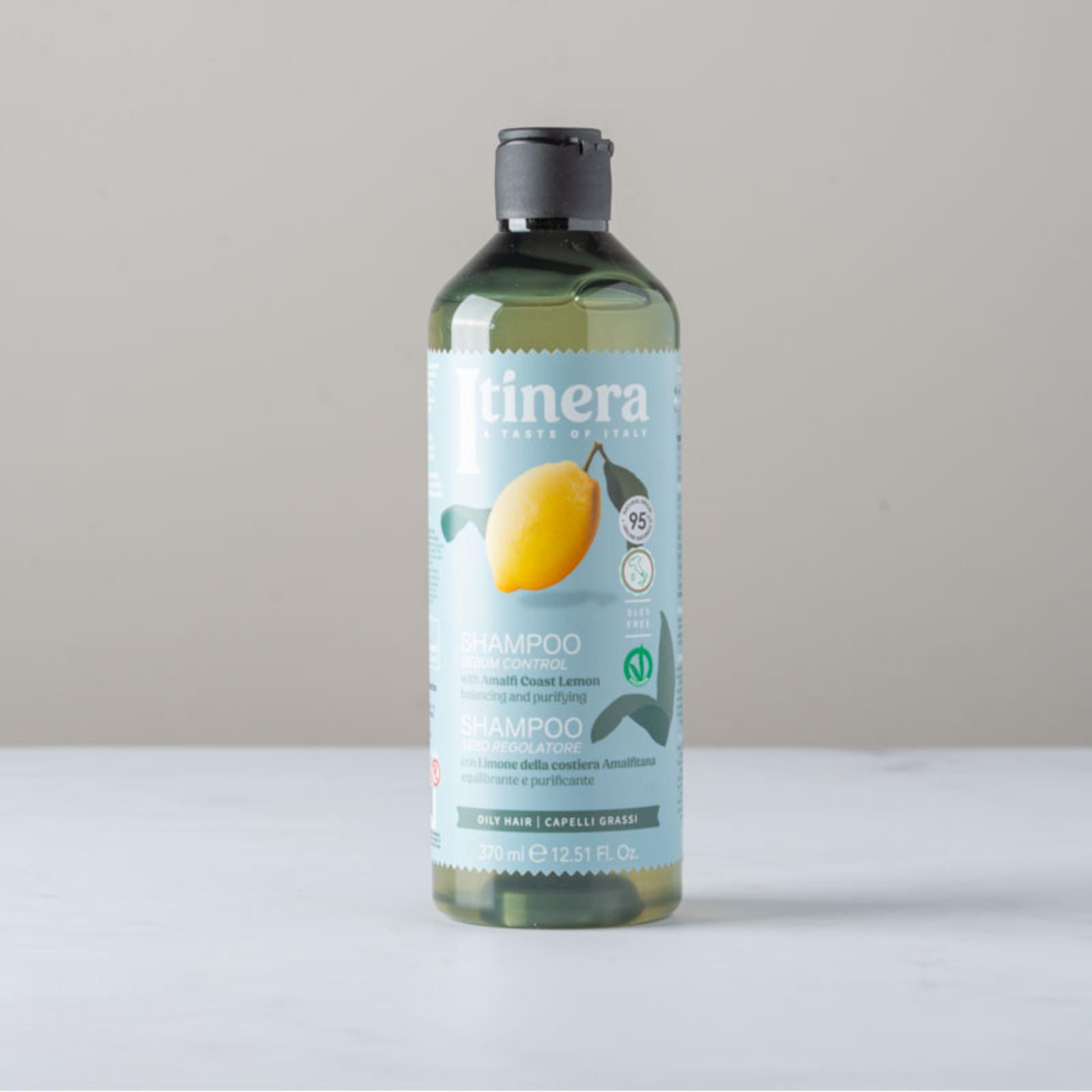 Shampoo sebo regolatore con limone della costiera amalfitana