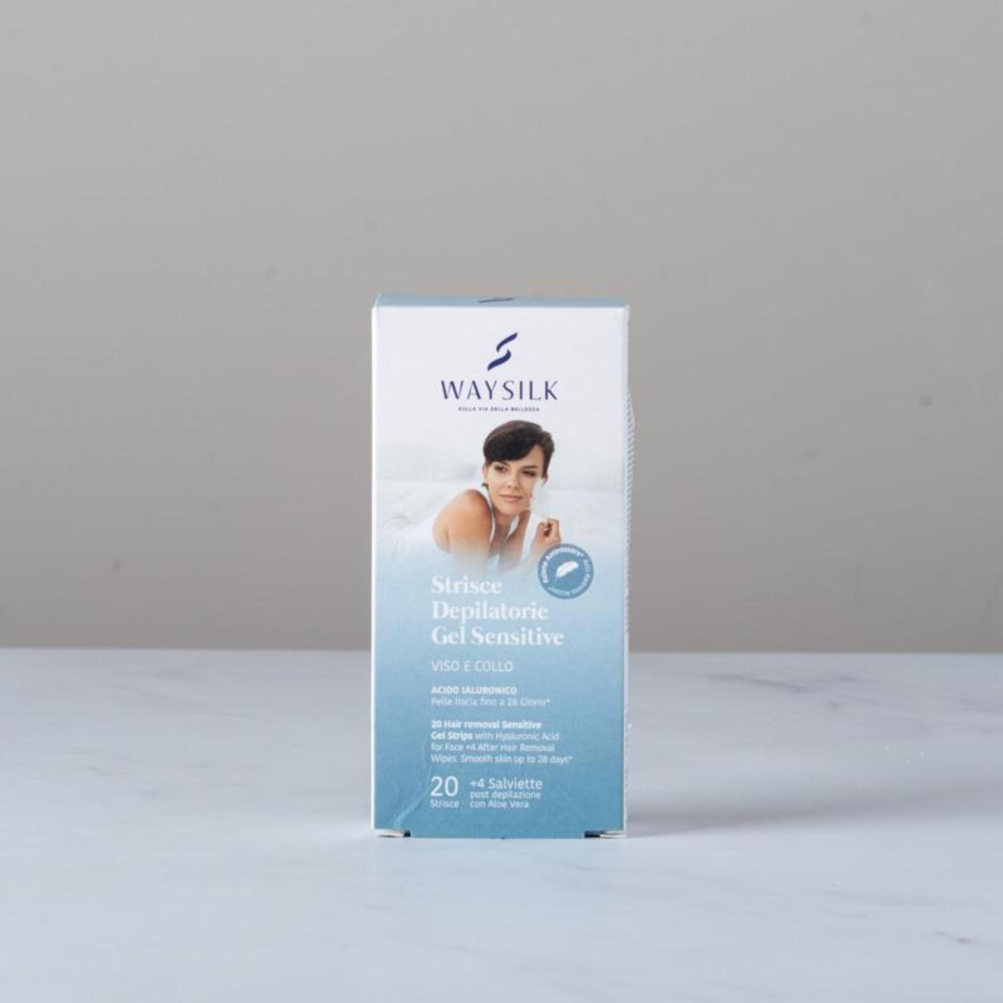 20 strisce depilatorie viso