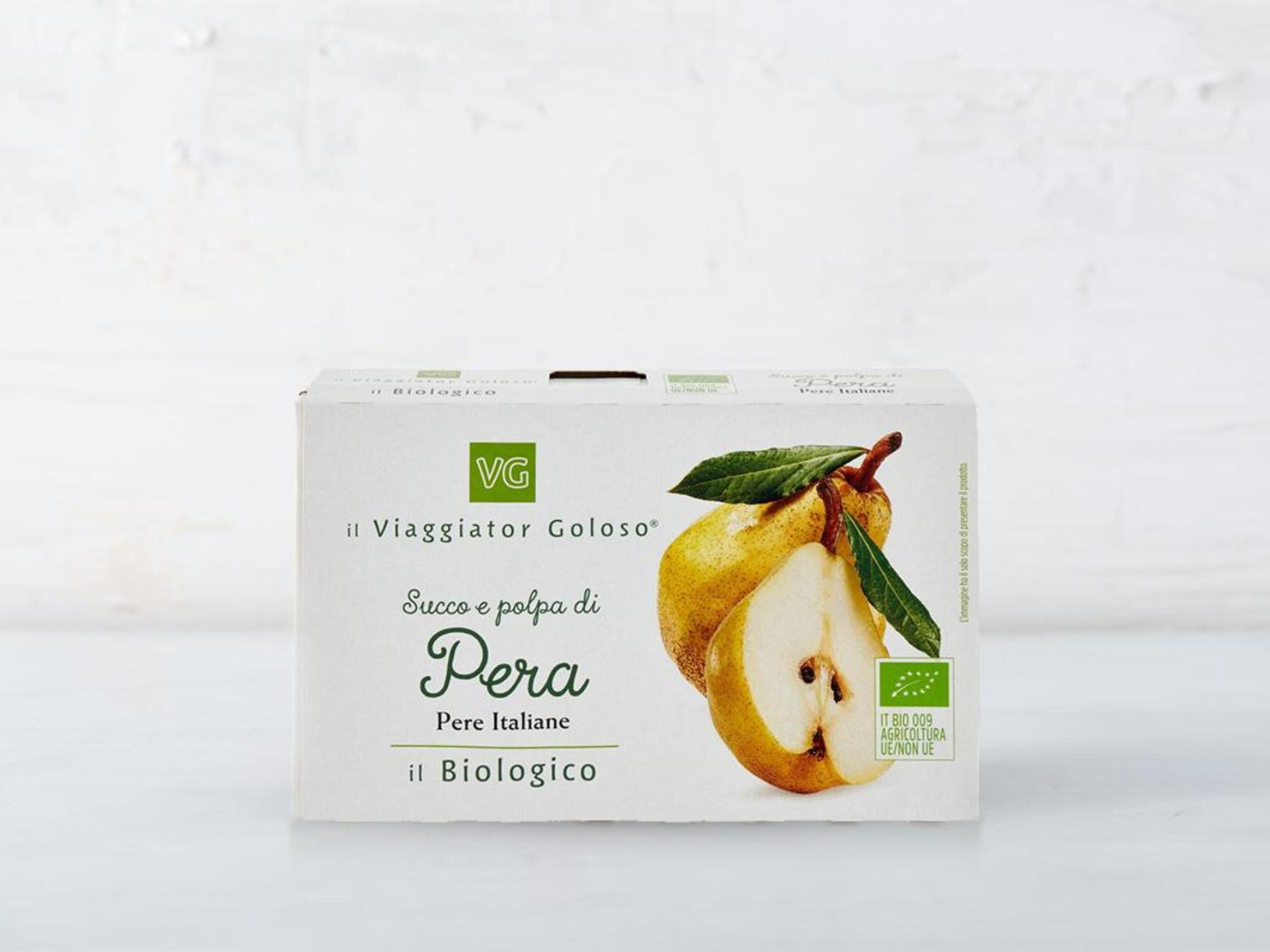 Succo e polpa di pera italiana BIO