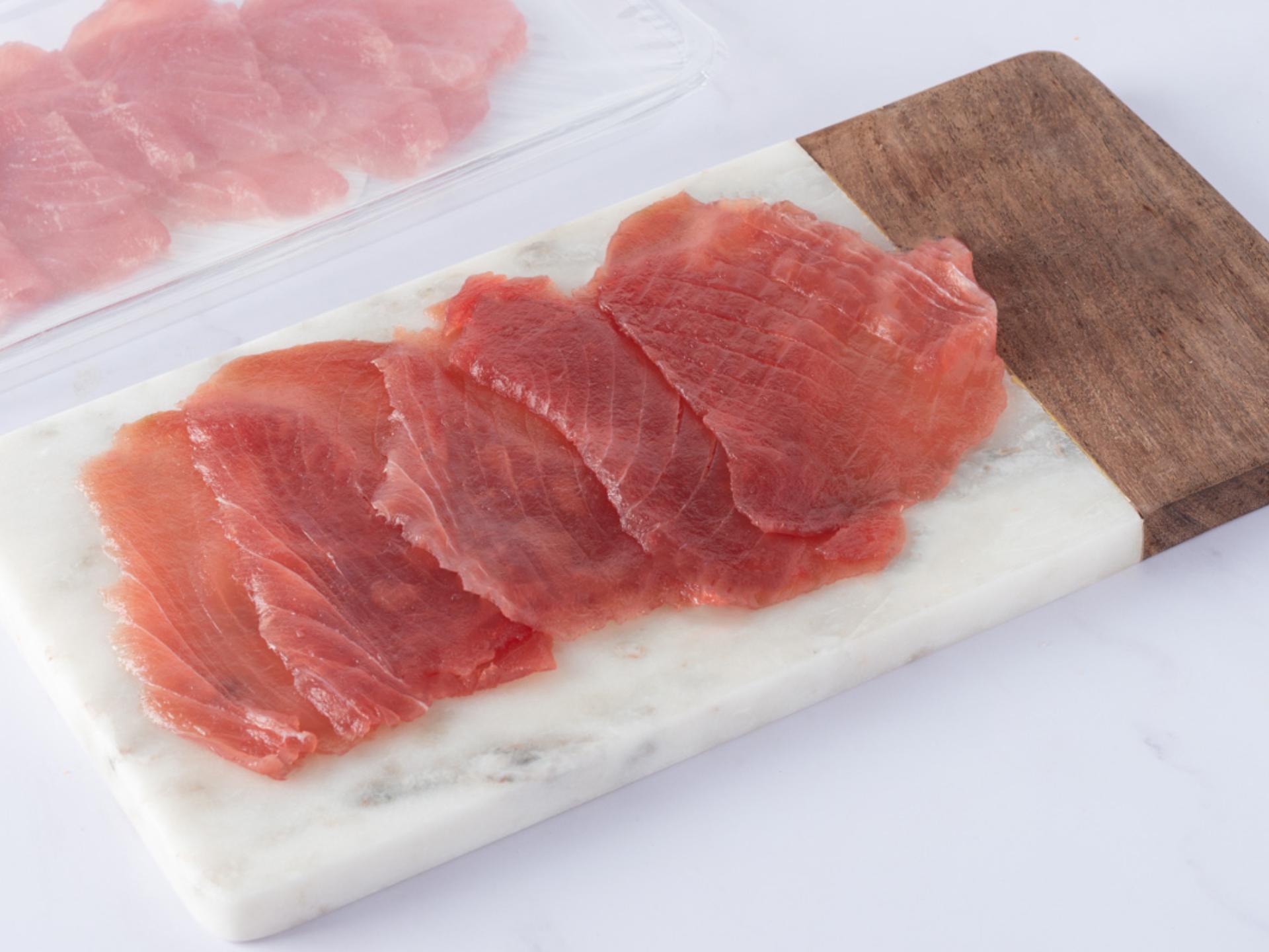 Carpaccio di tonno pinne gialle