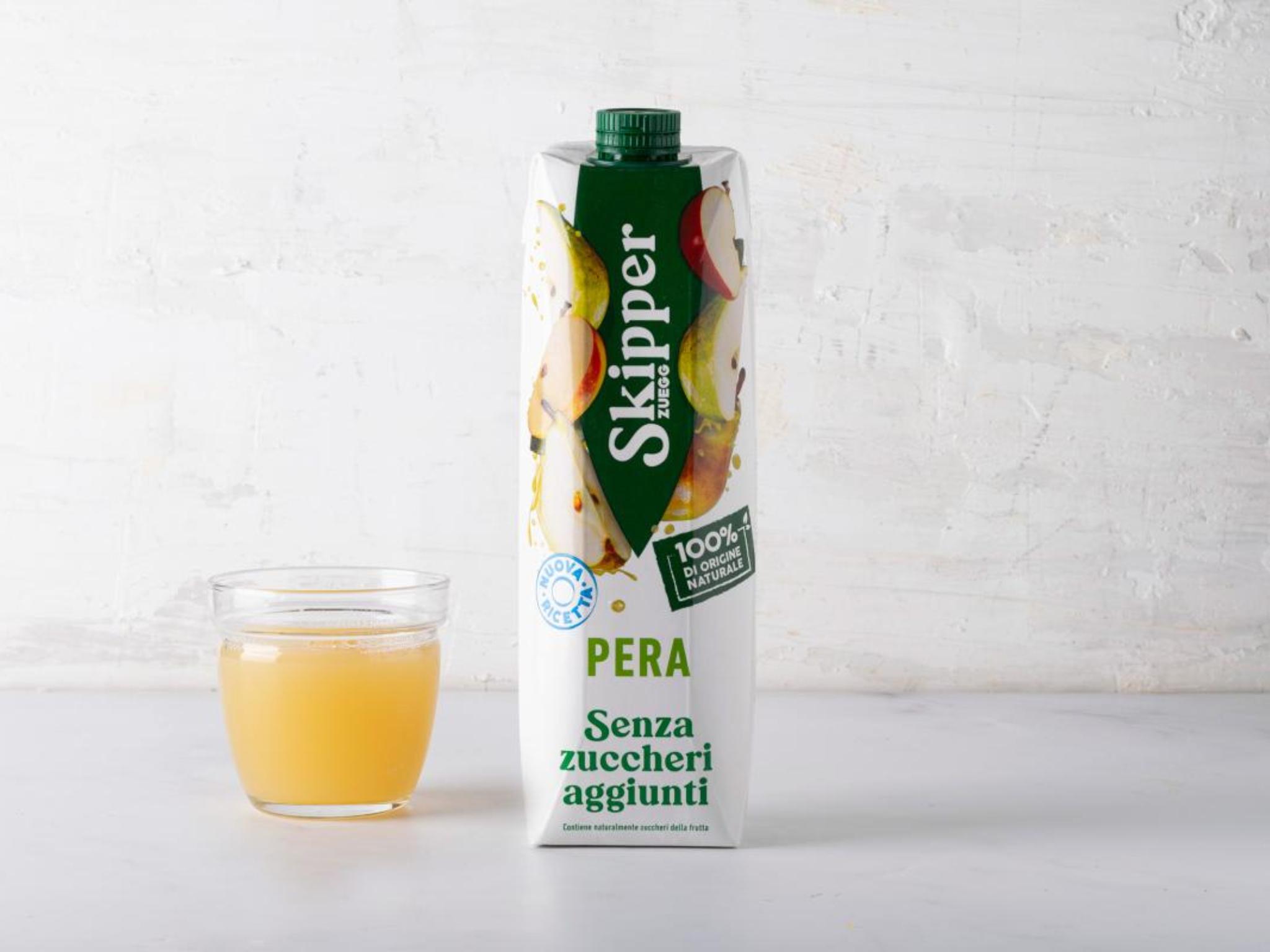 Bevanda pera senza zuccheri aggiunti