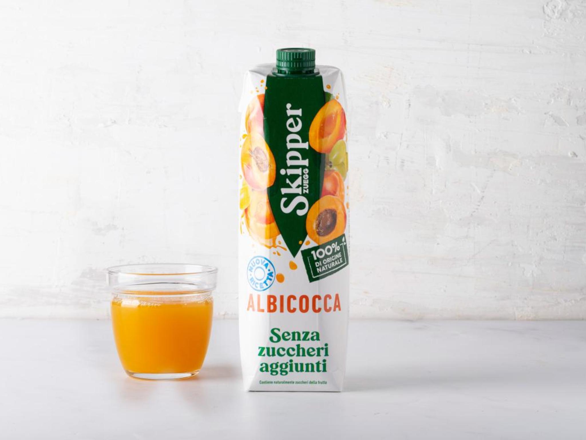 Bevanda albicocca senza zuccheri aggiunti