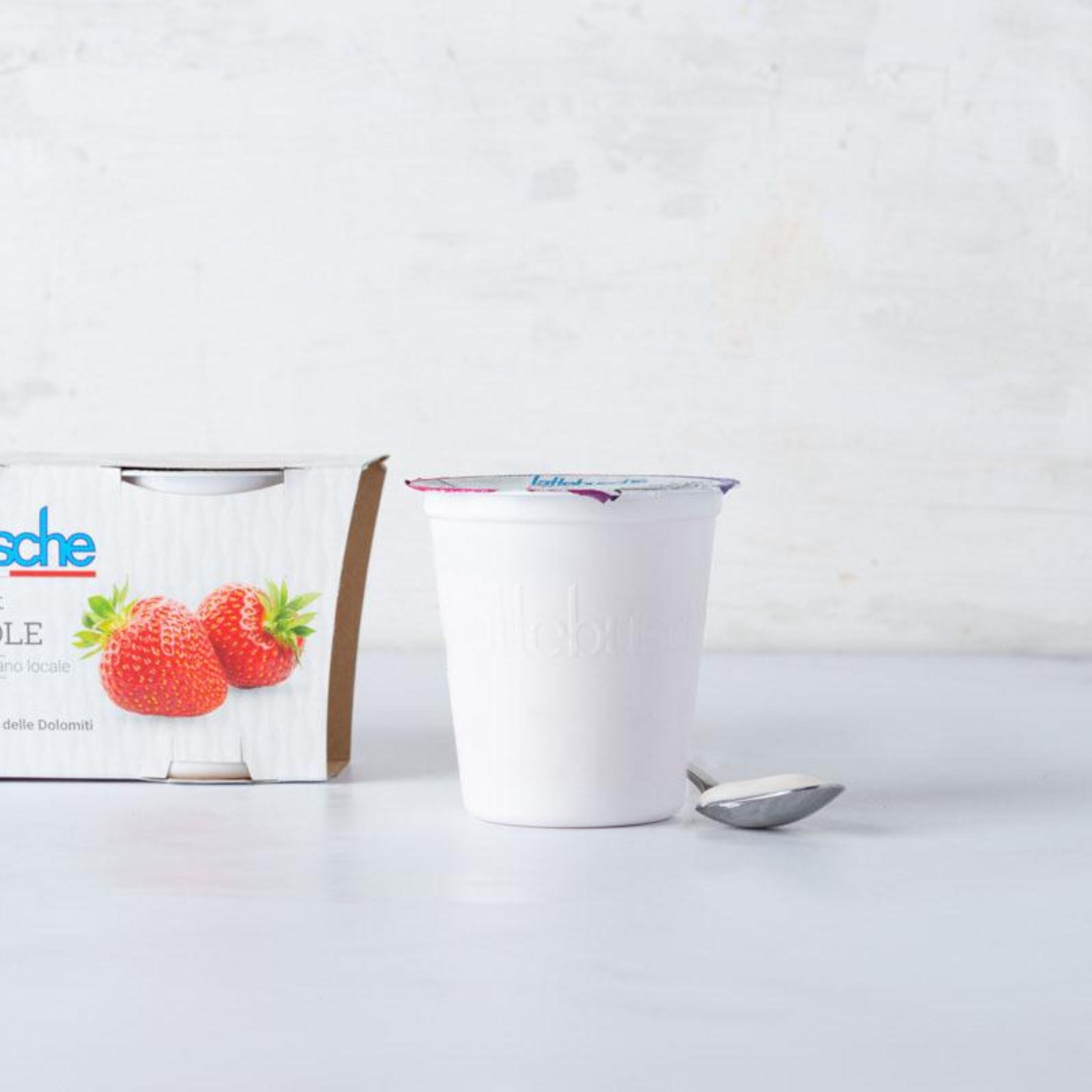 Yogurt intero alla fragola