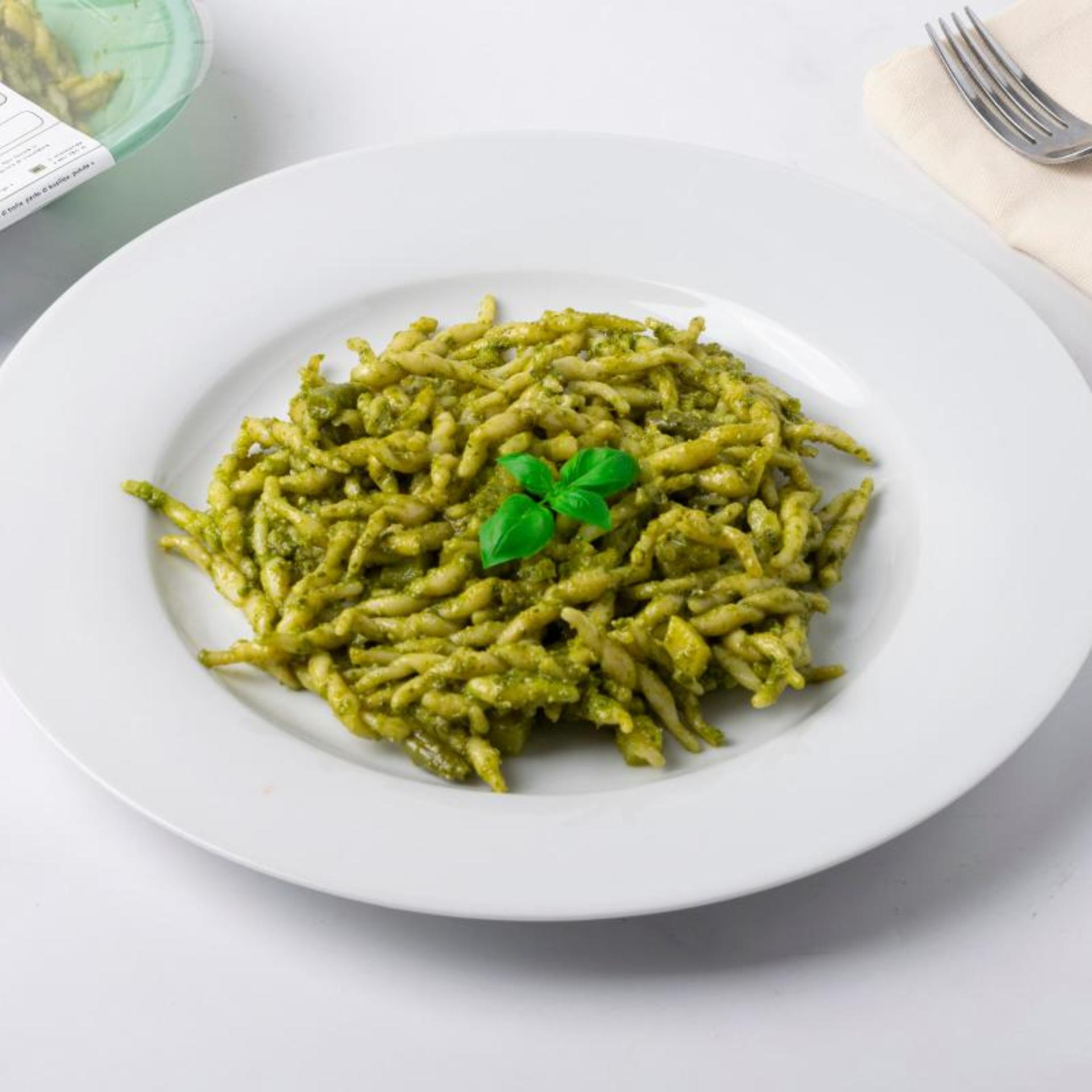 Acquistare Trofie al pesto con patate e fagiolini online