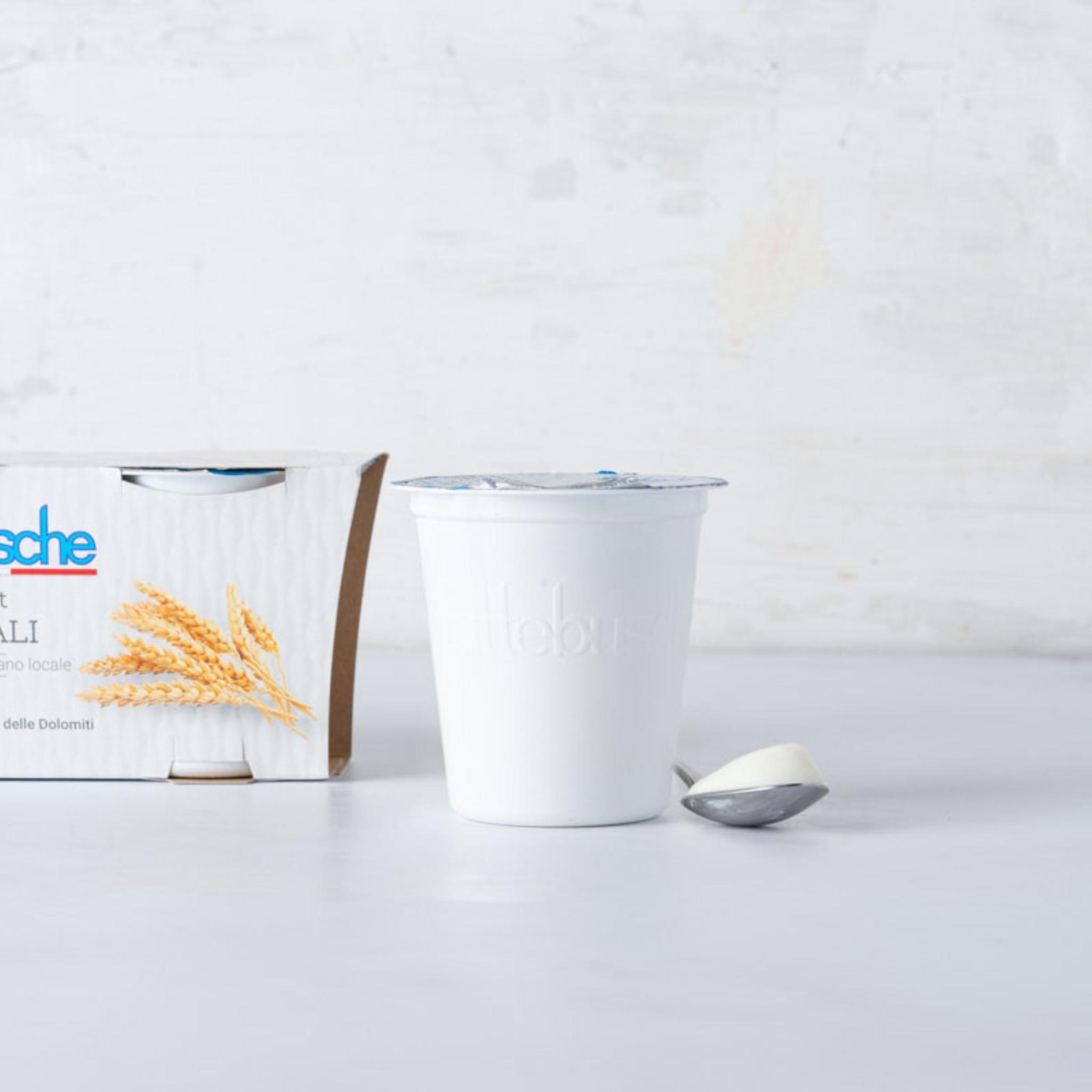 Yogurt intero ai cereali