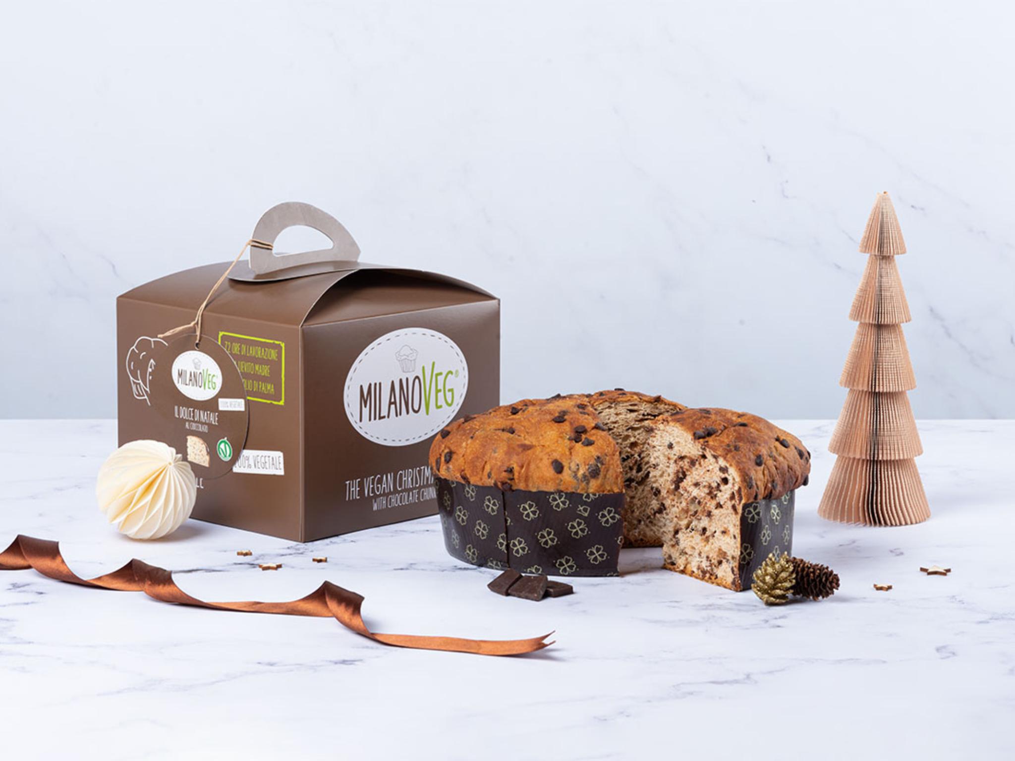 Dolce di natale vegano cioccolato