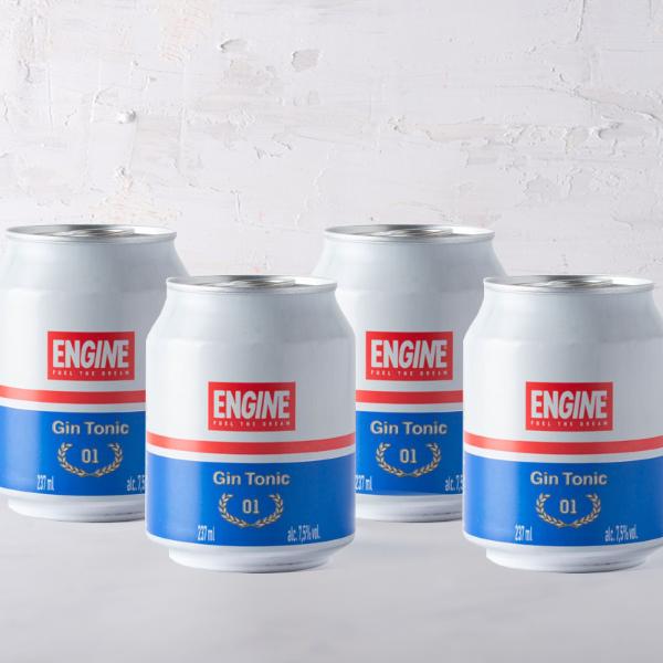 4 Gin tonic Engine | 4 x 23,7 cl