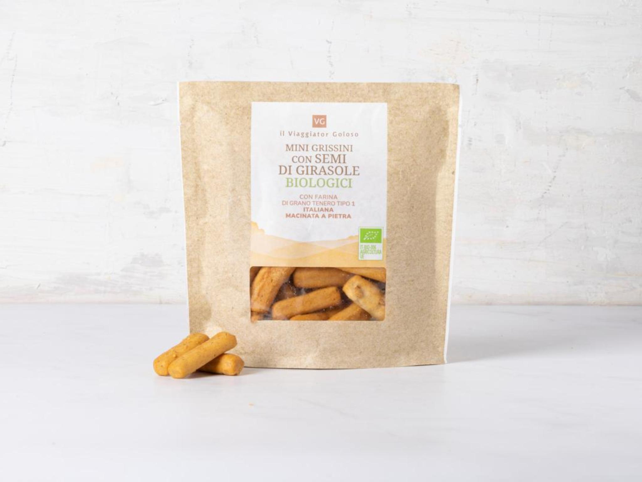 Mini grissini con semi di girasole BIO