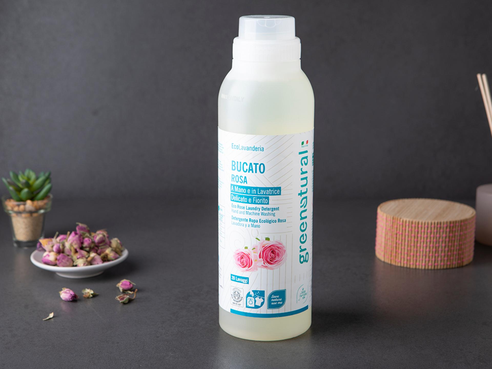 Detersivo per bucato alla rosa