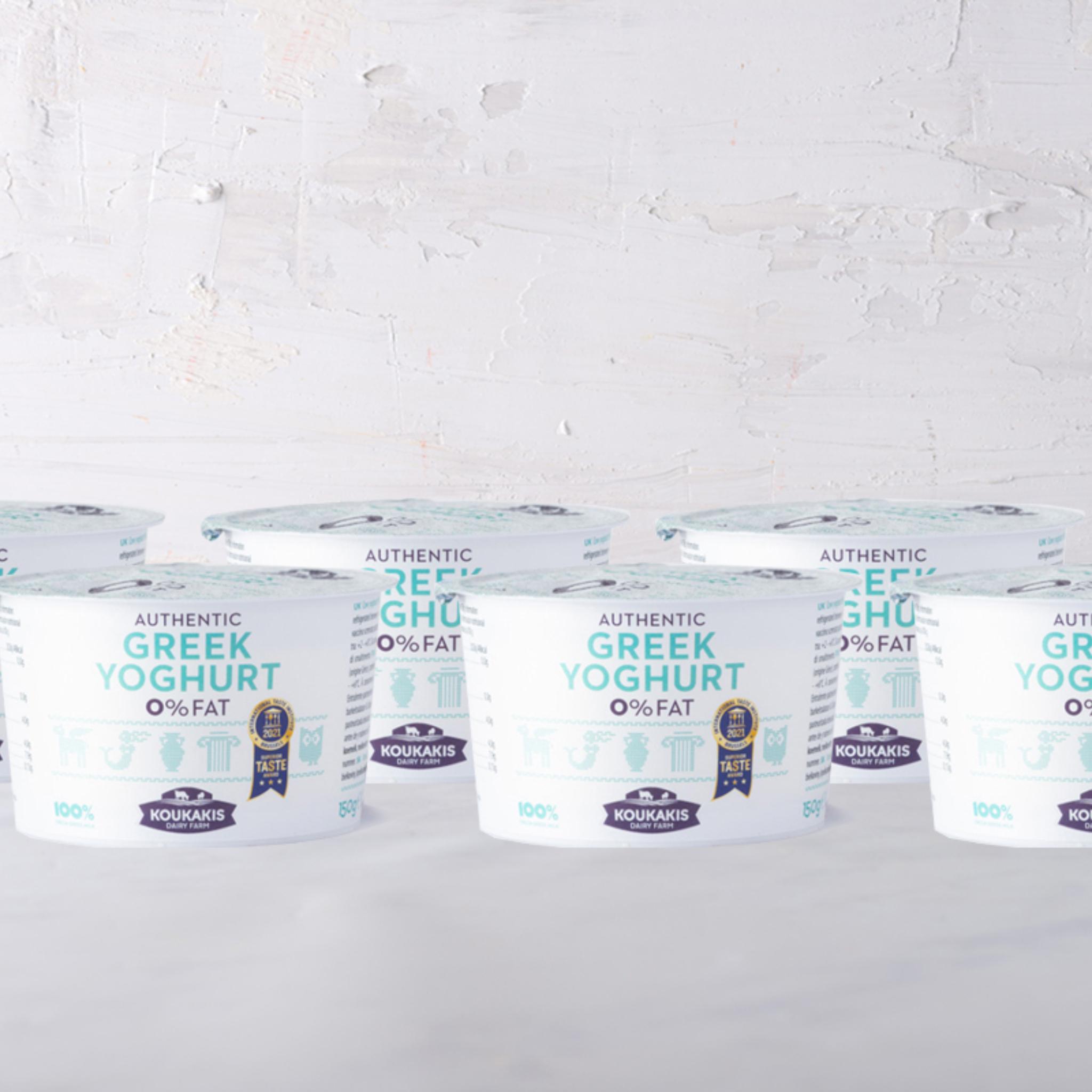 6 yogurt greco bianco 0% grassi