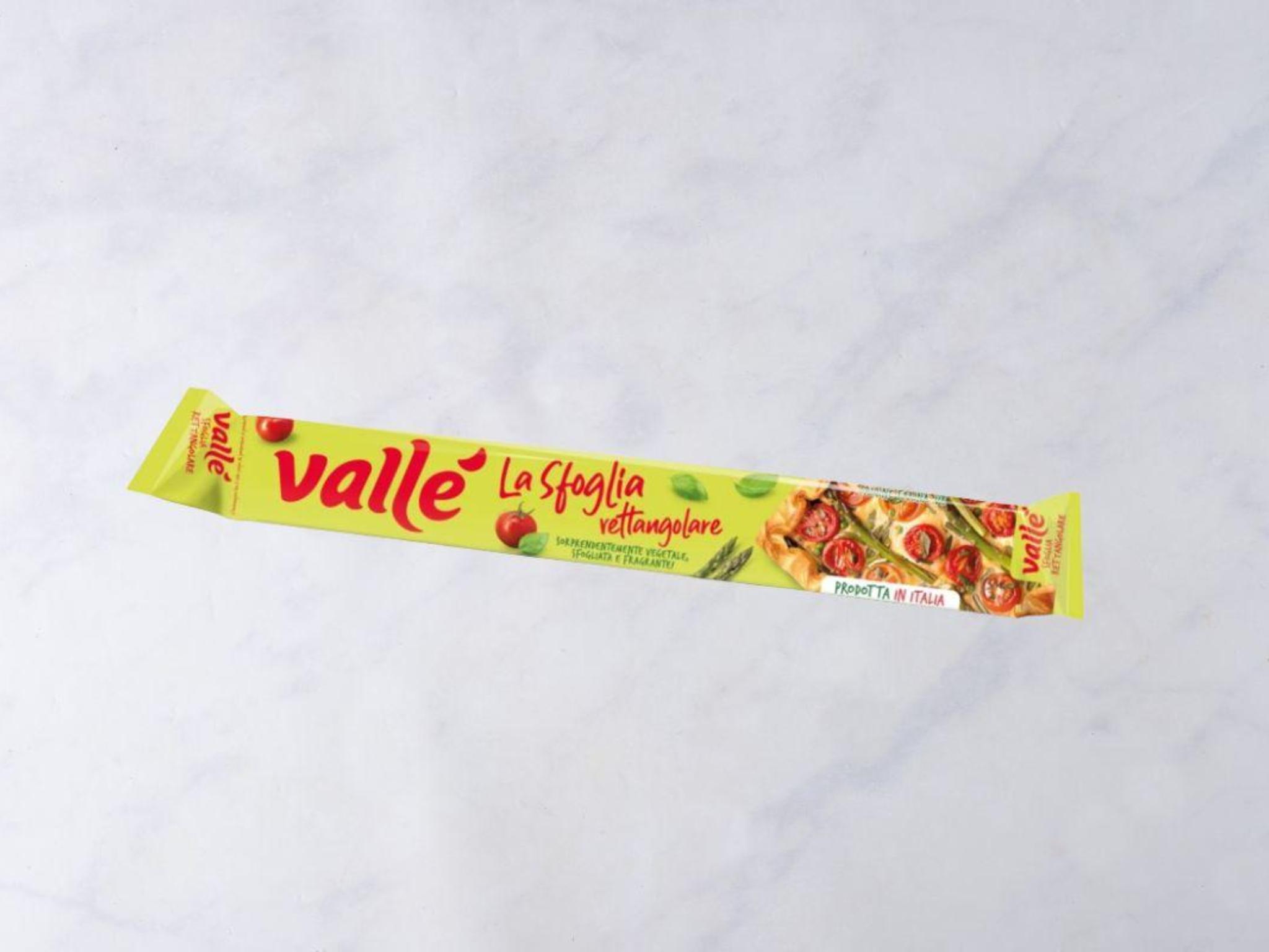 Pasta sfoglia rettangolare per torte dolci o salate