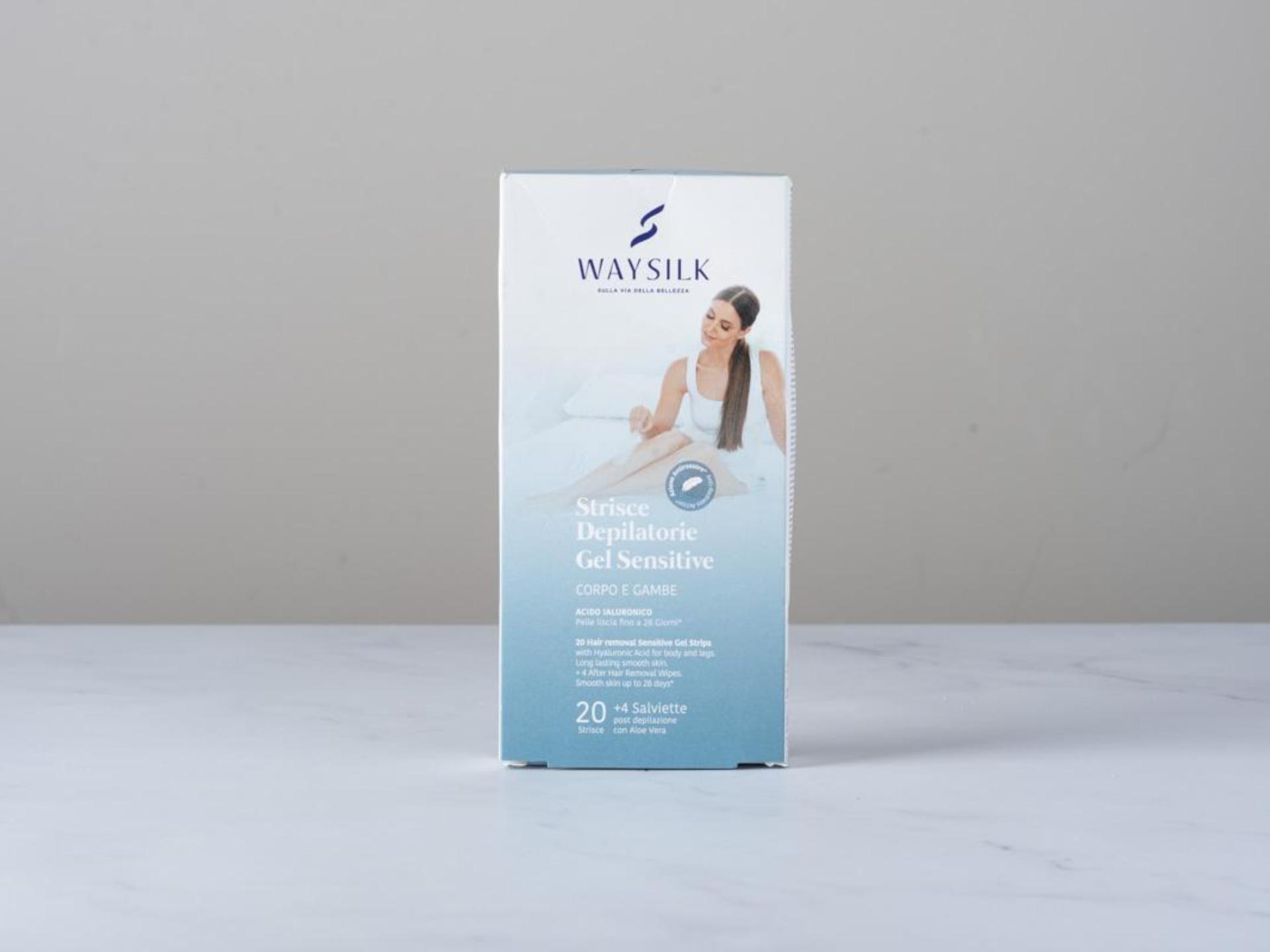 20 strisce depilatorie corpo pelli delicate