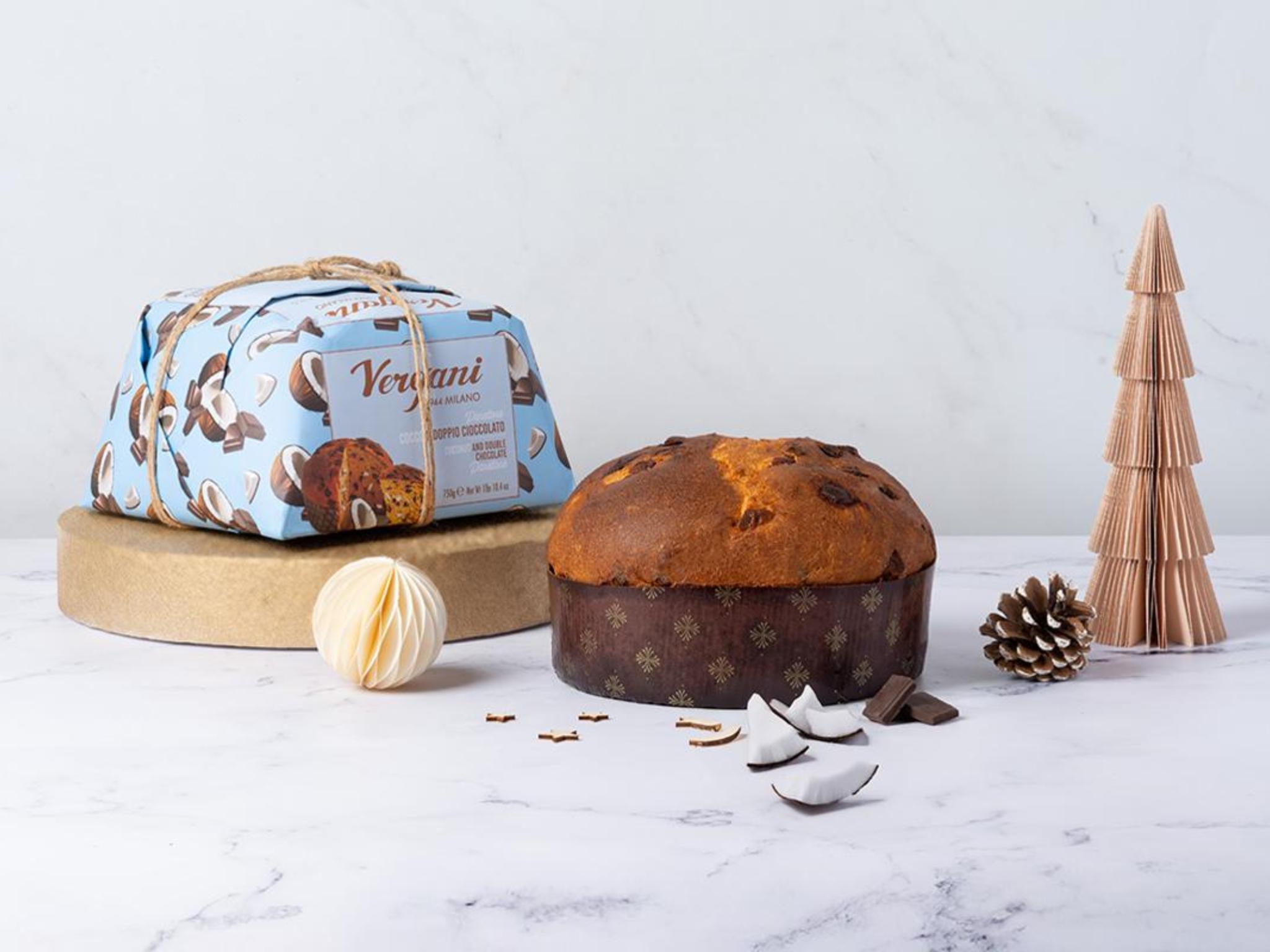 Panettone cocco e doppio cioccolato