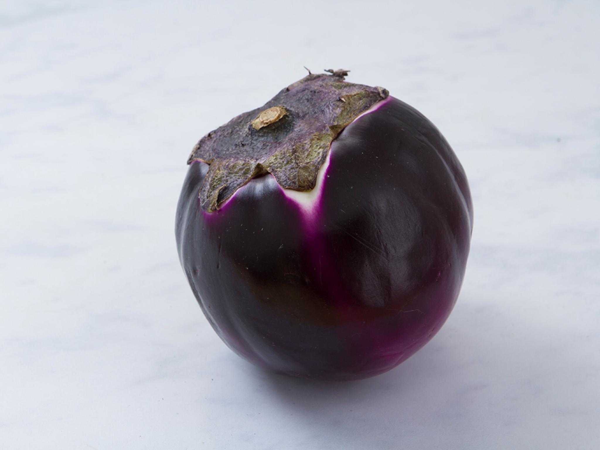 Melanzane tonde viola