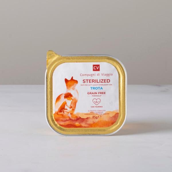 Sterilized Patè per gatti adulti con trota | 85 g