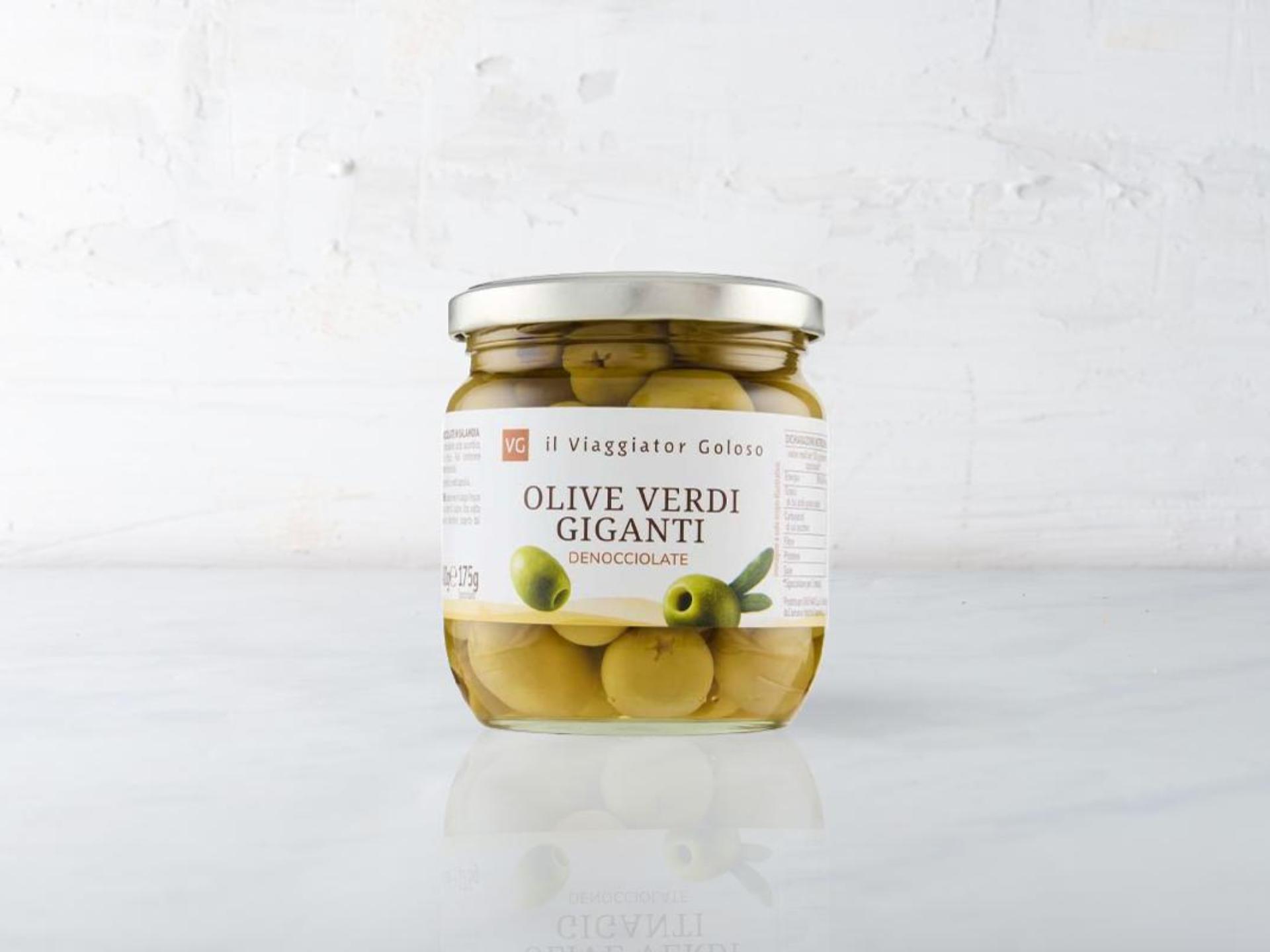 Olive verdi giganti denocciolate