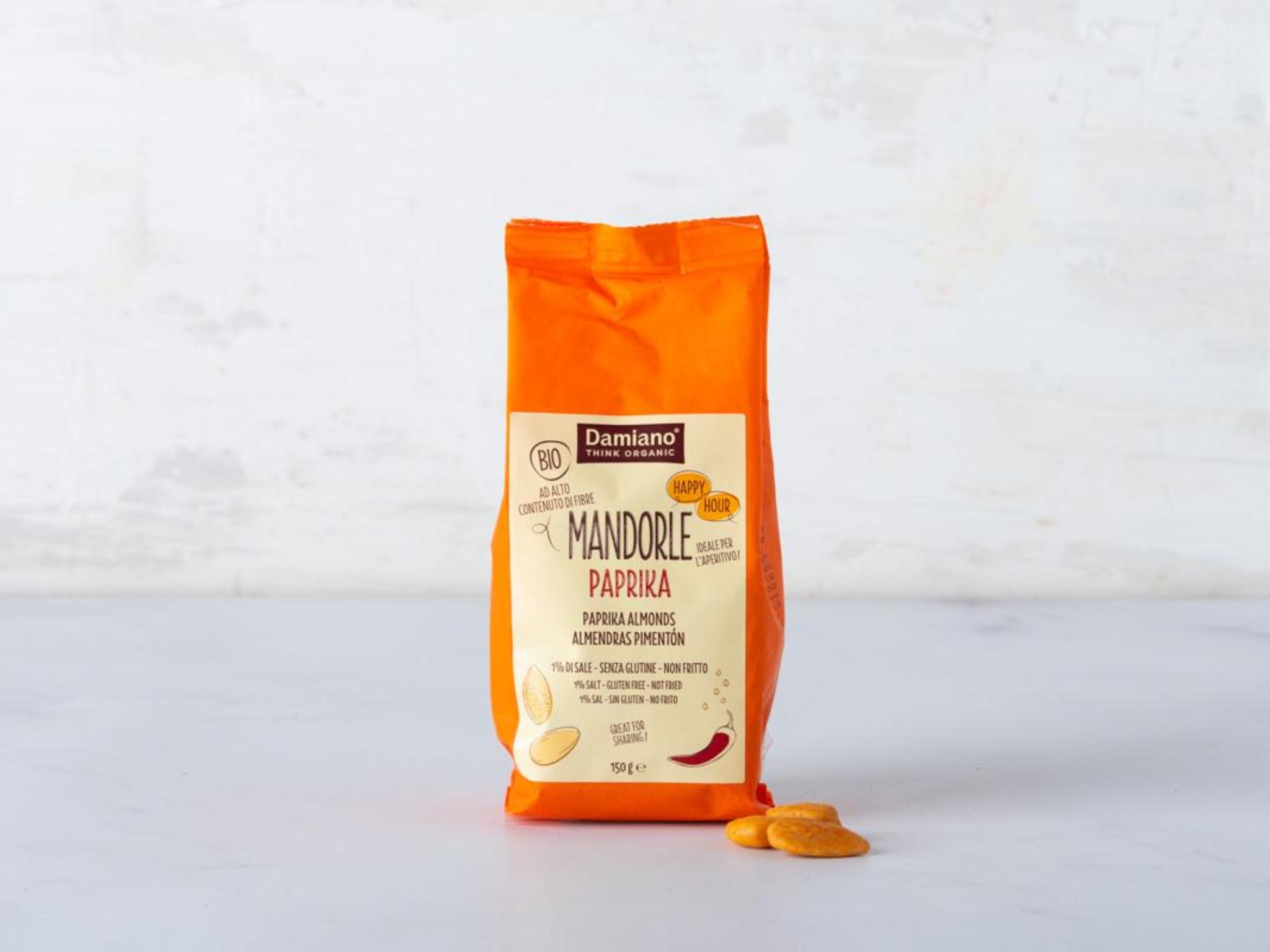 Mandorle tostate con paprika