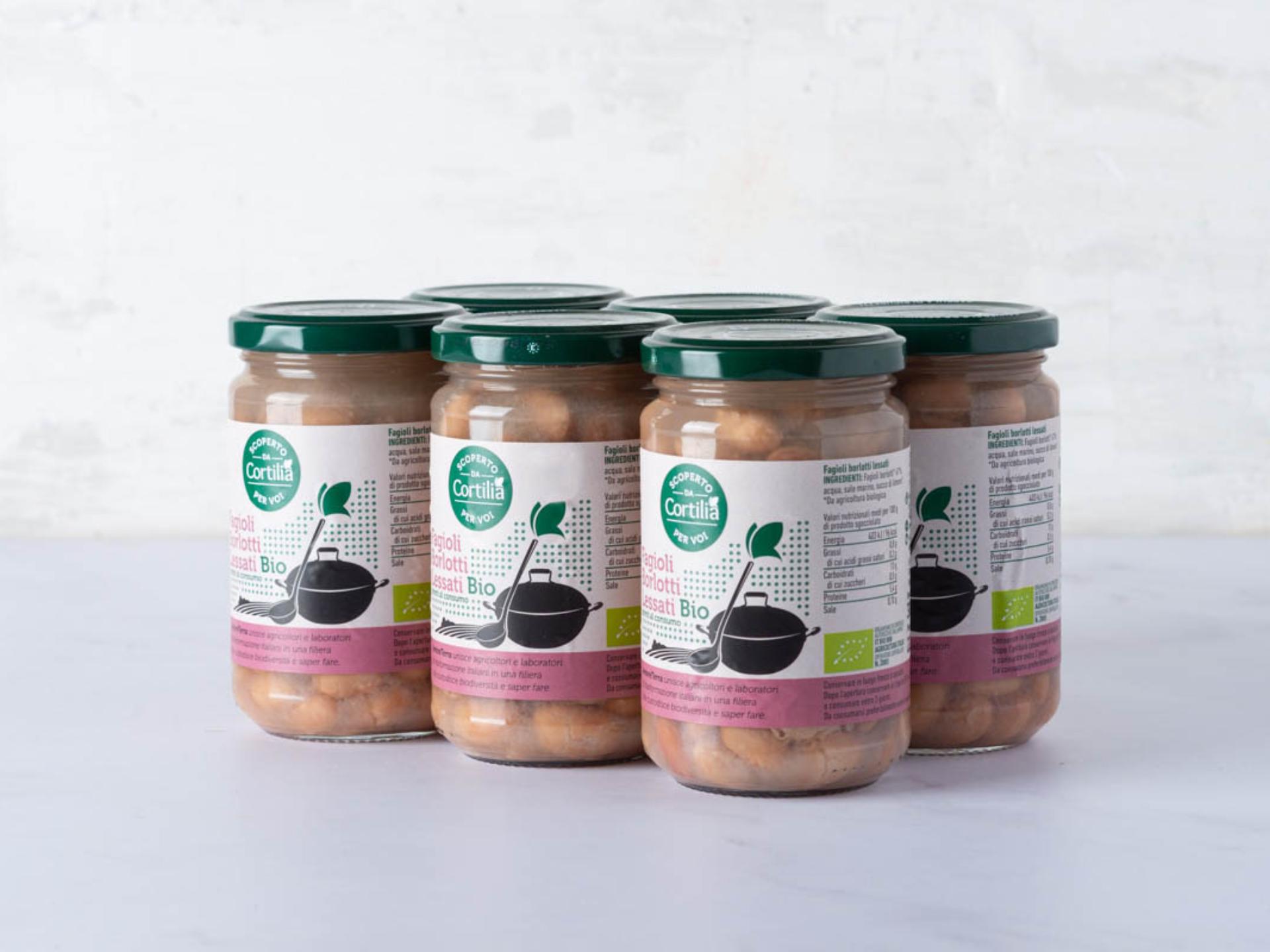 6 Fagioli borlotti cotti BIO